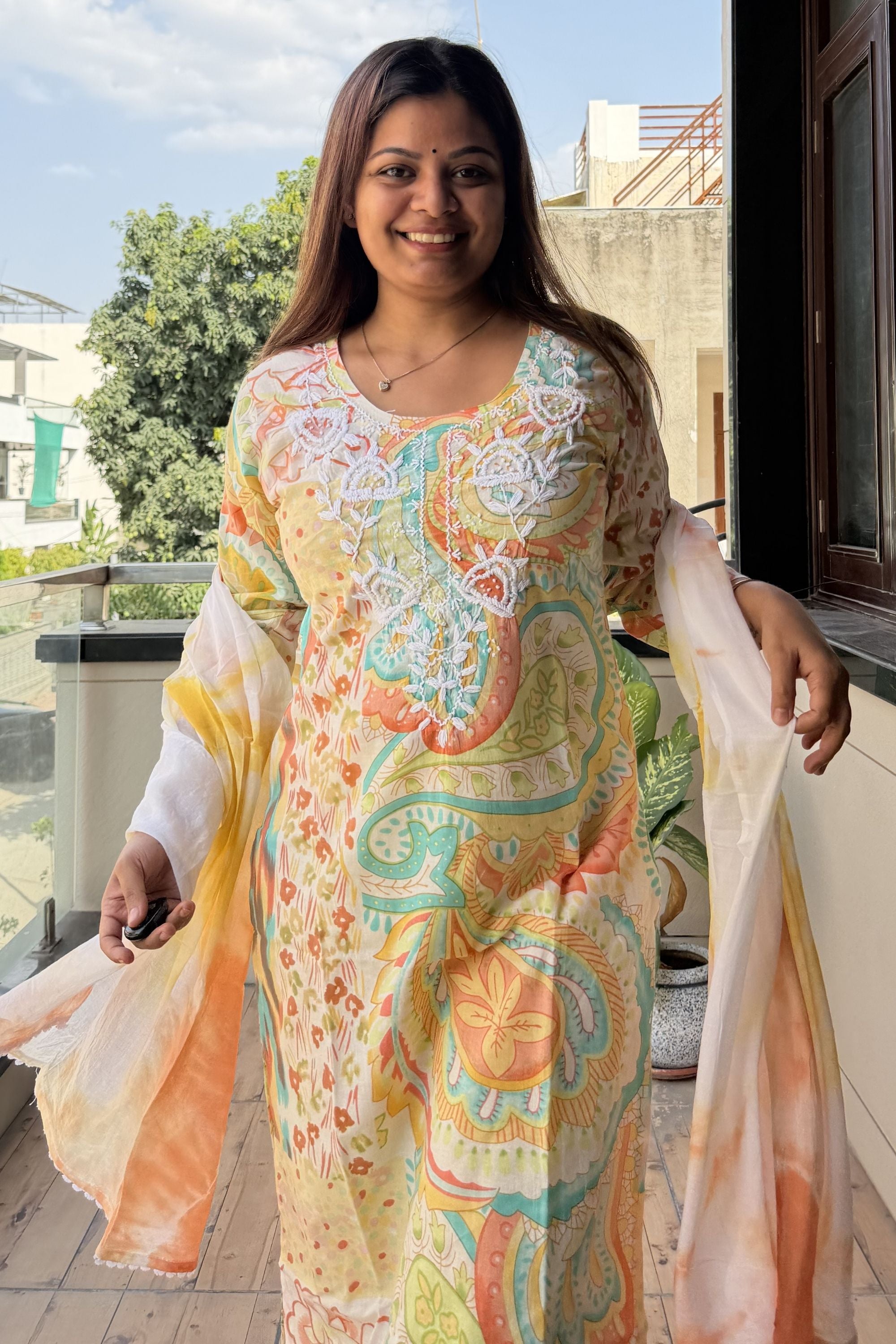 Dupatta Pant Set