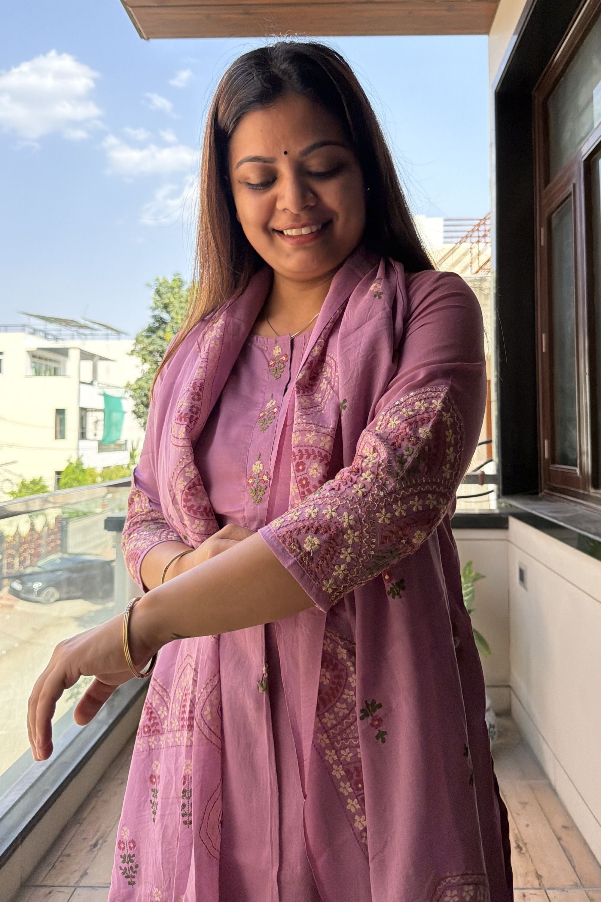 Dupatta Pant Set
