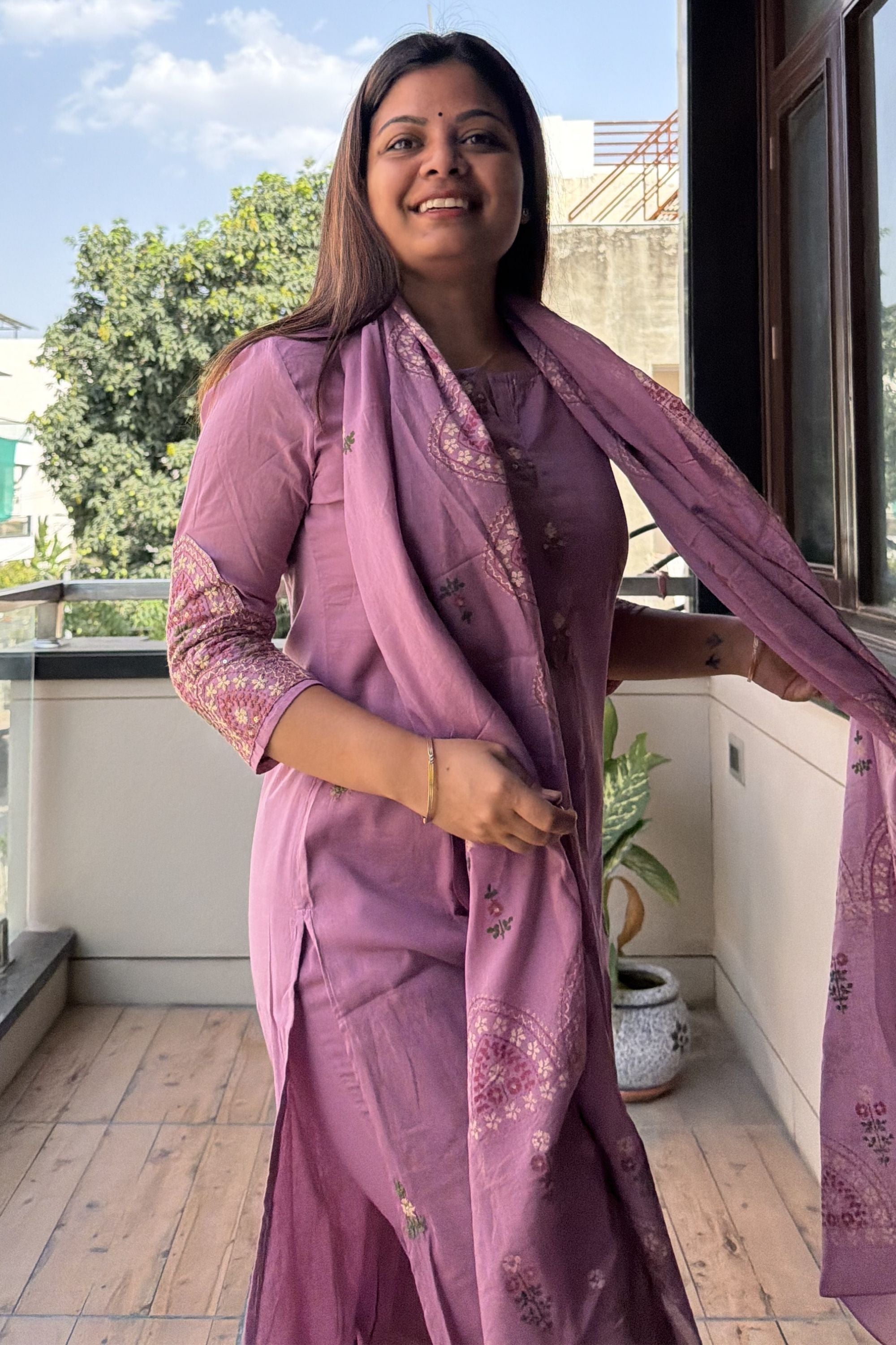 Dupatta Pant Set