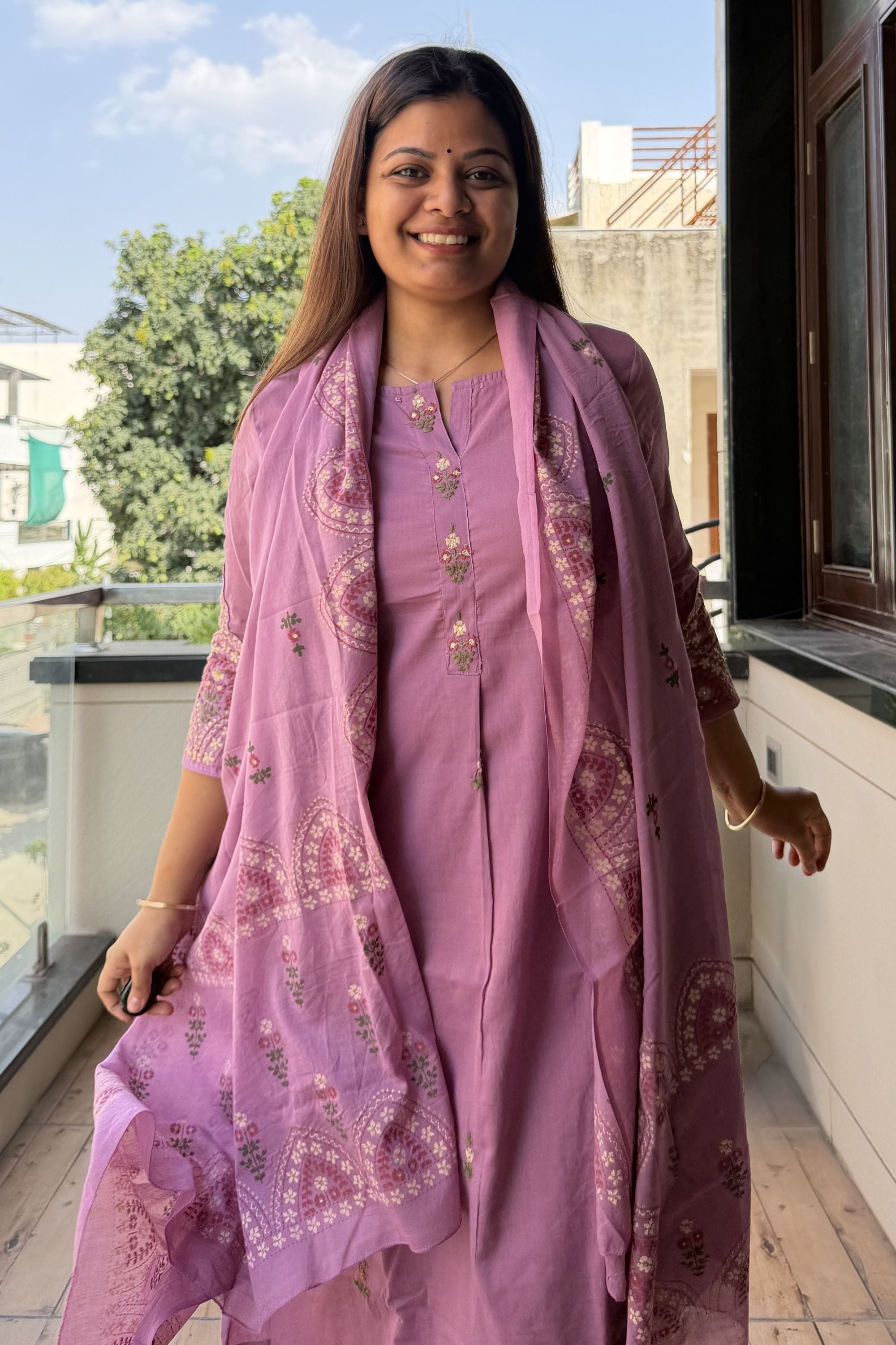 Dupatta Pant Set