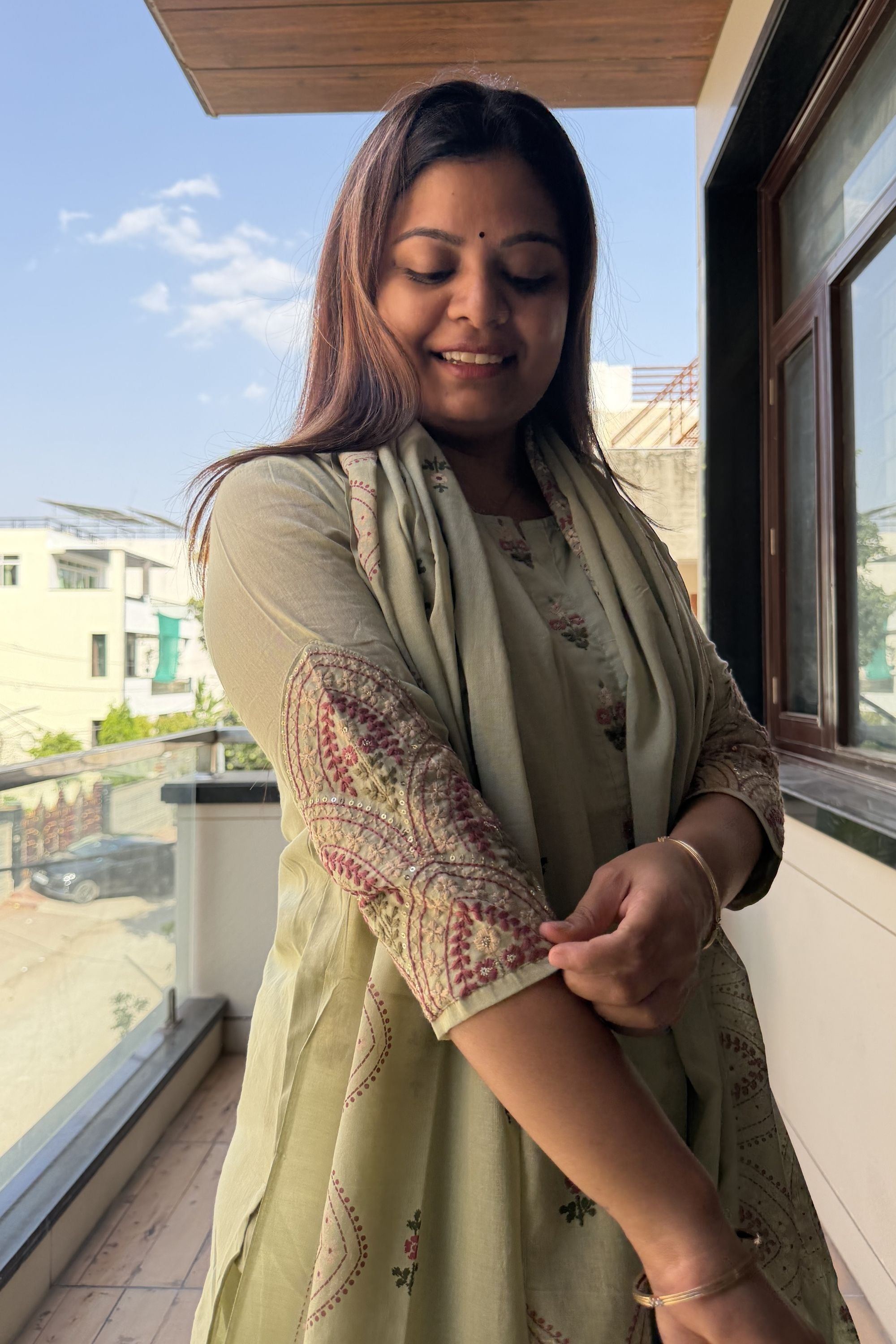 Dupatta Pant Set
