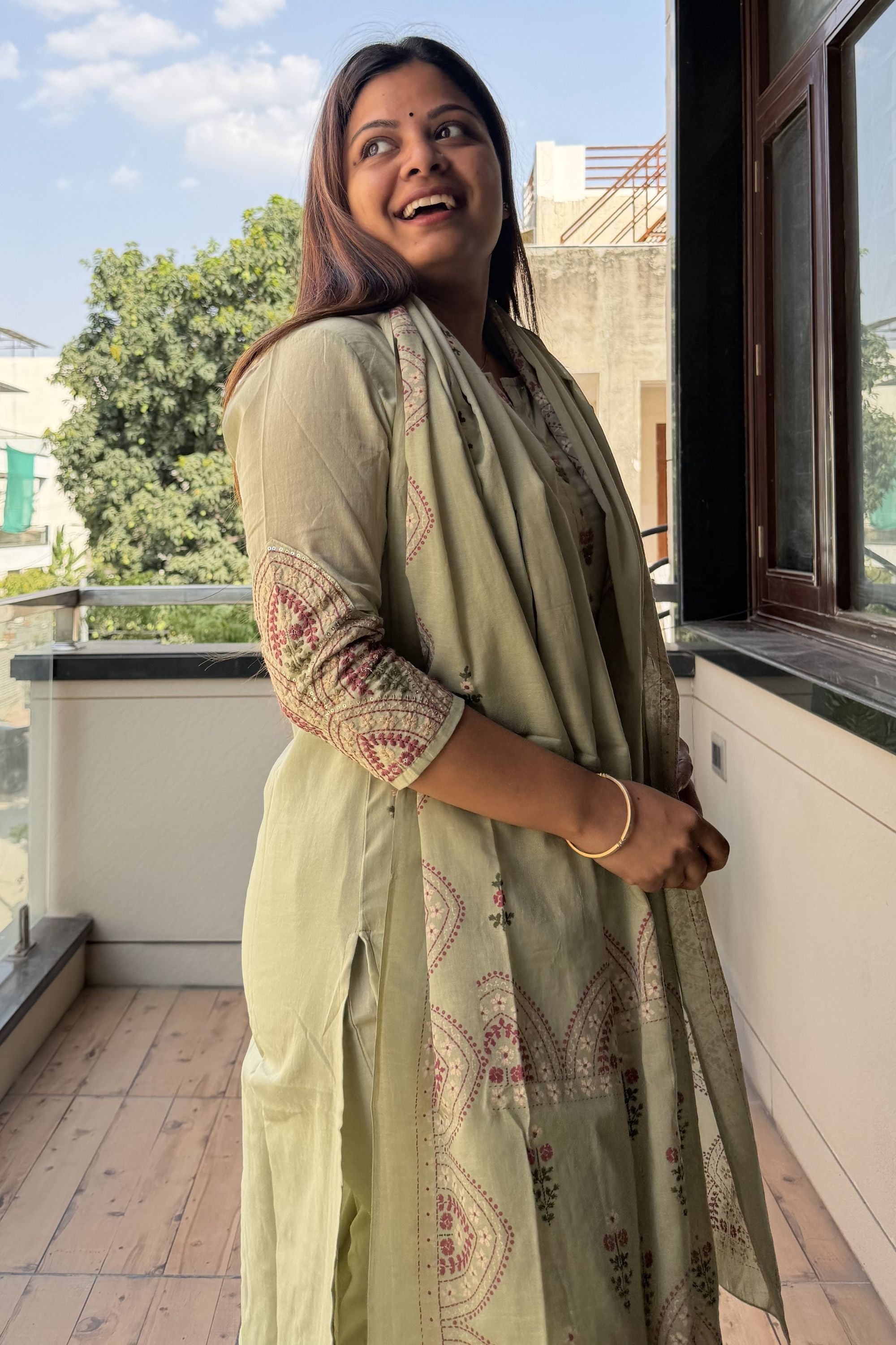 Dupatta Pant Set