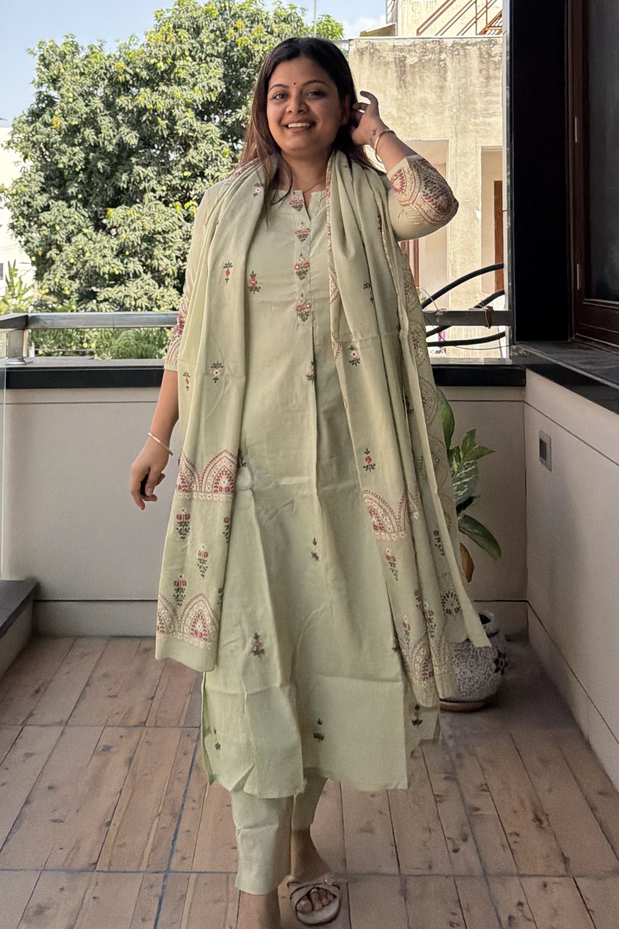 Dupatta Pant Set