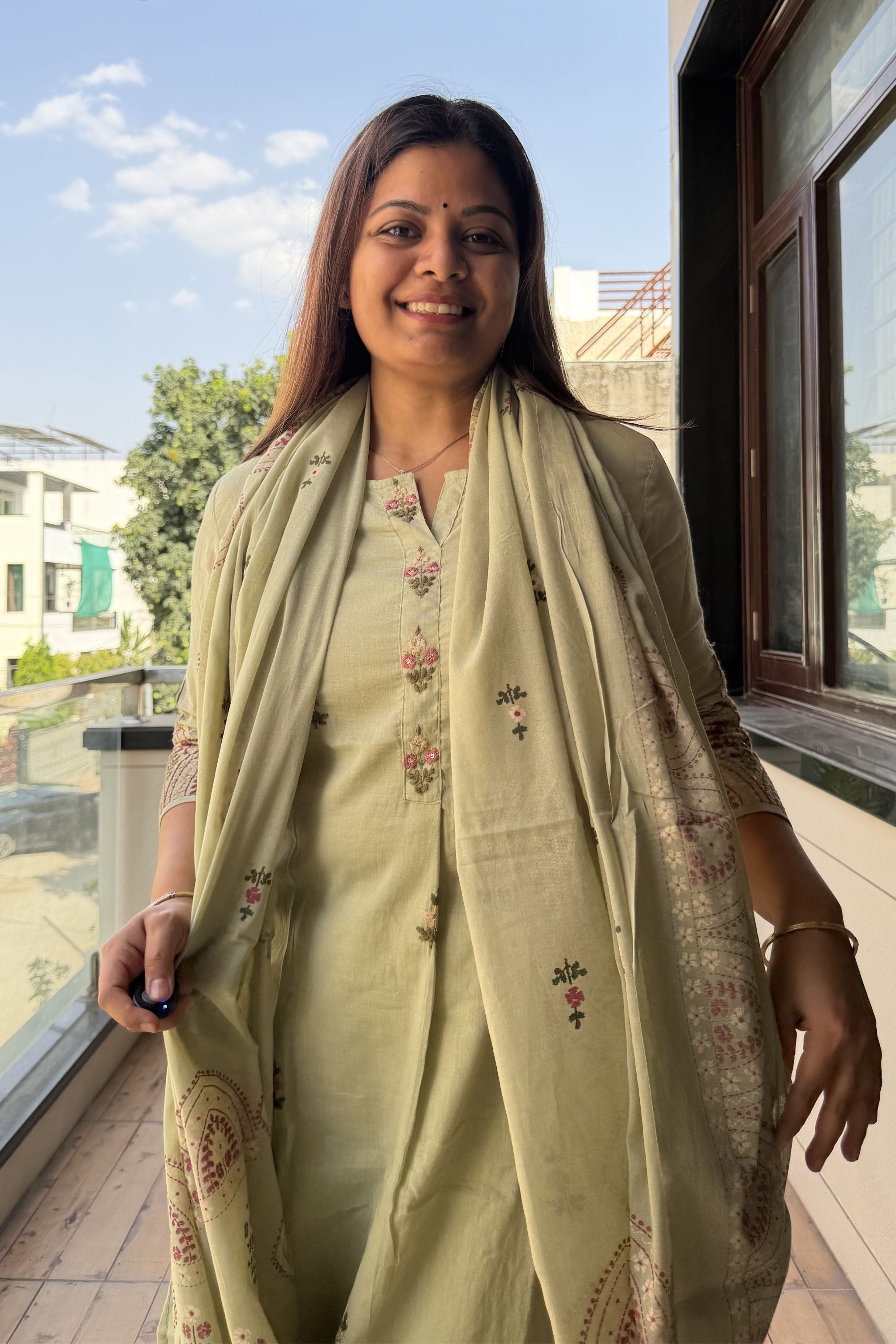 Dupatta Pant Set