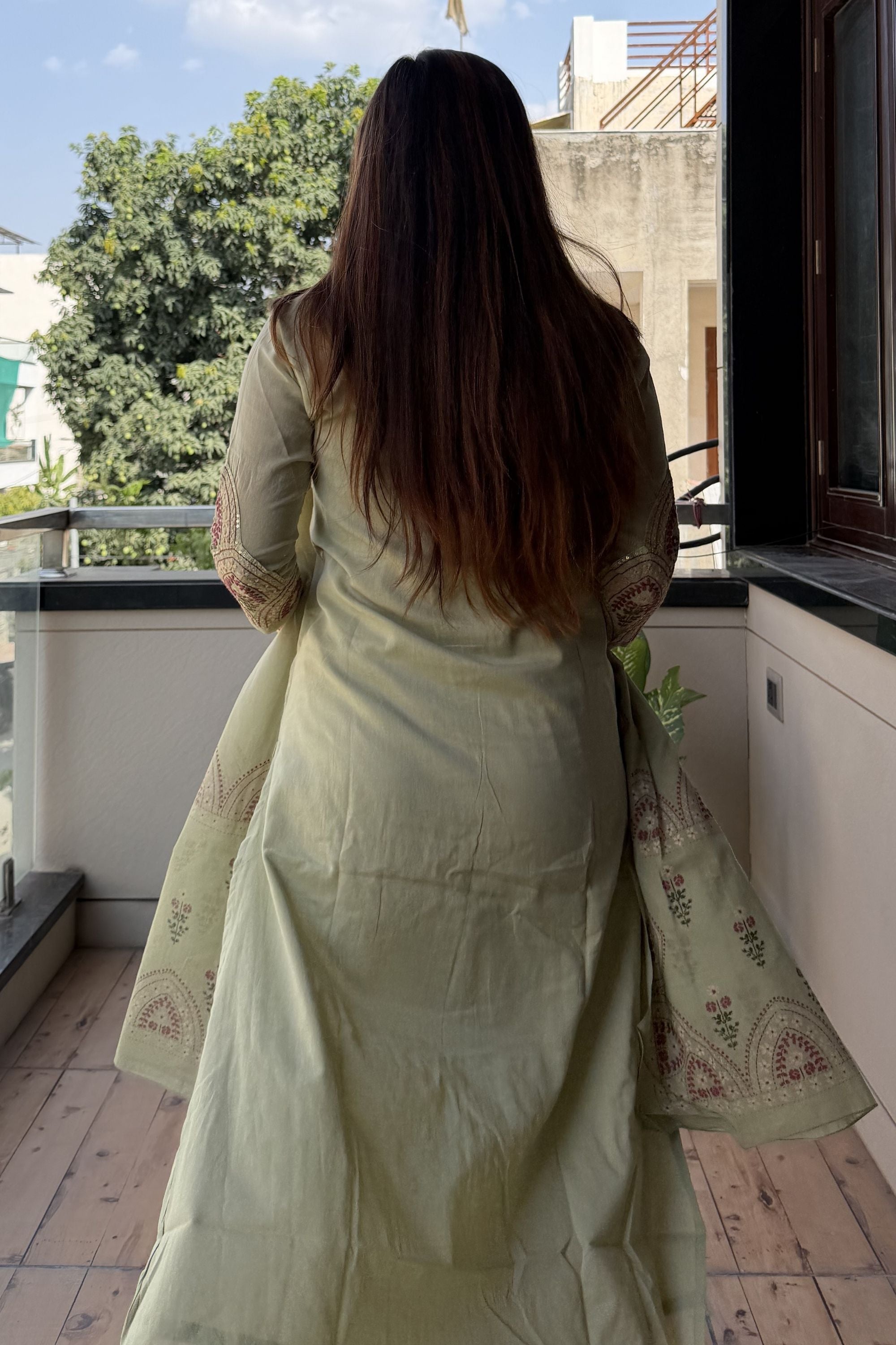 Dupatta Pant Set