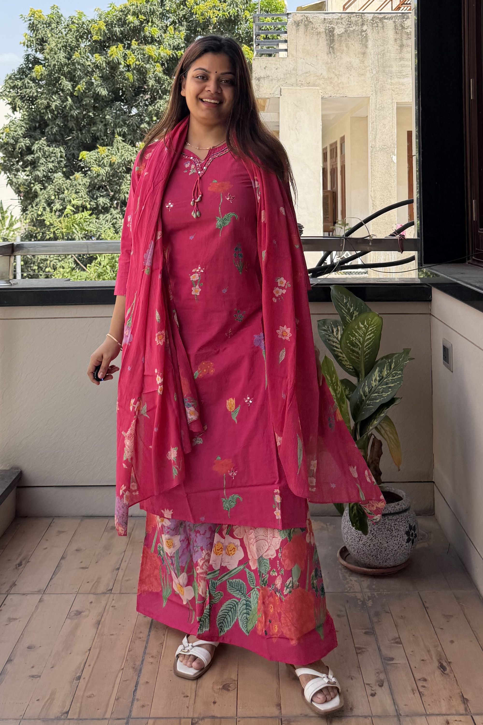 Dupatta Pant Set