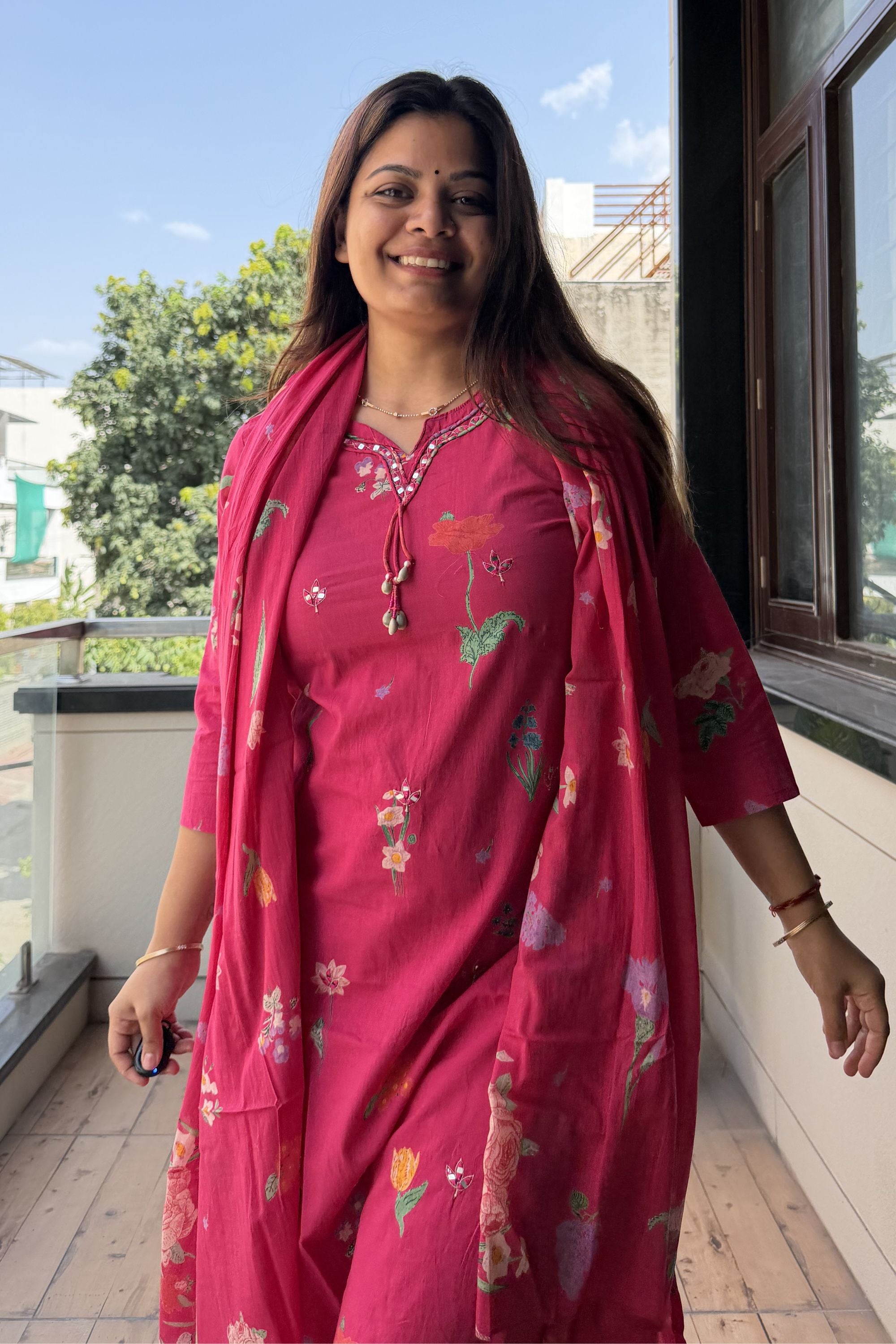 Dupatta Pant Set