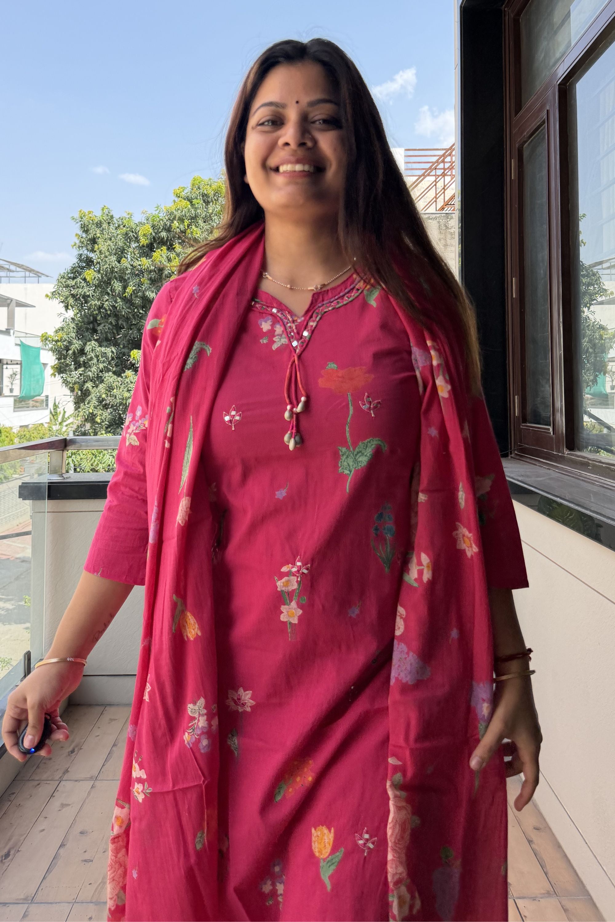 Dupatta Pant Set