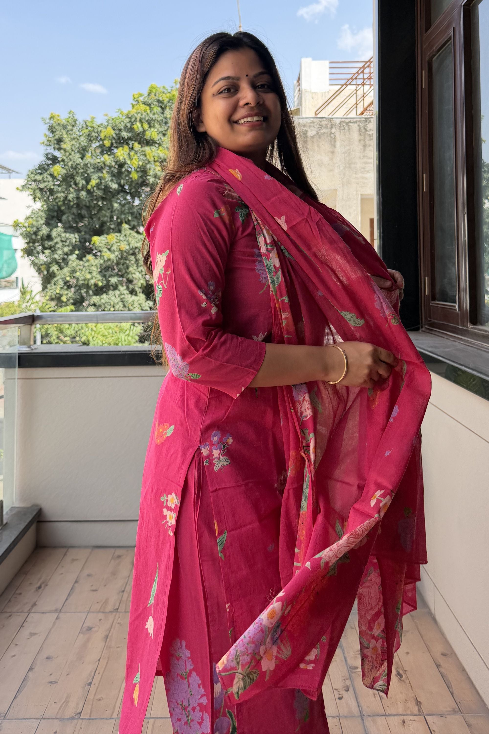Dupatta Pant Set