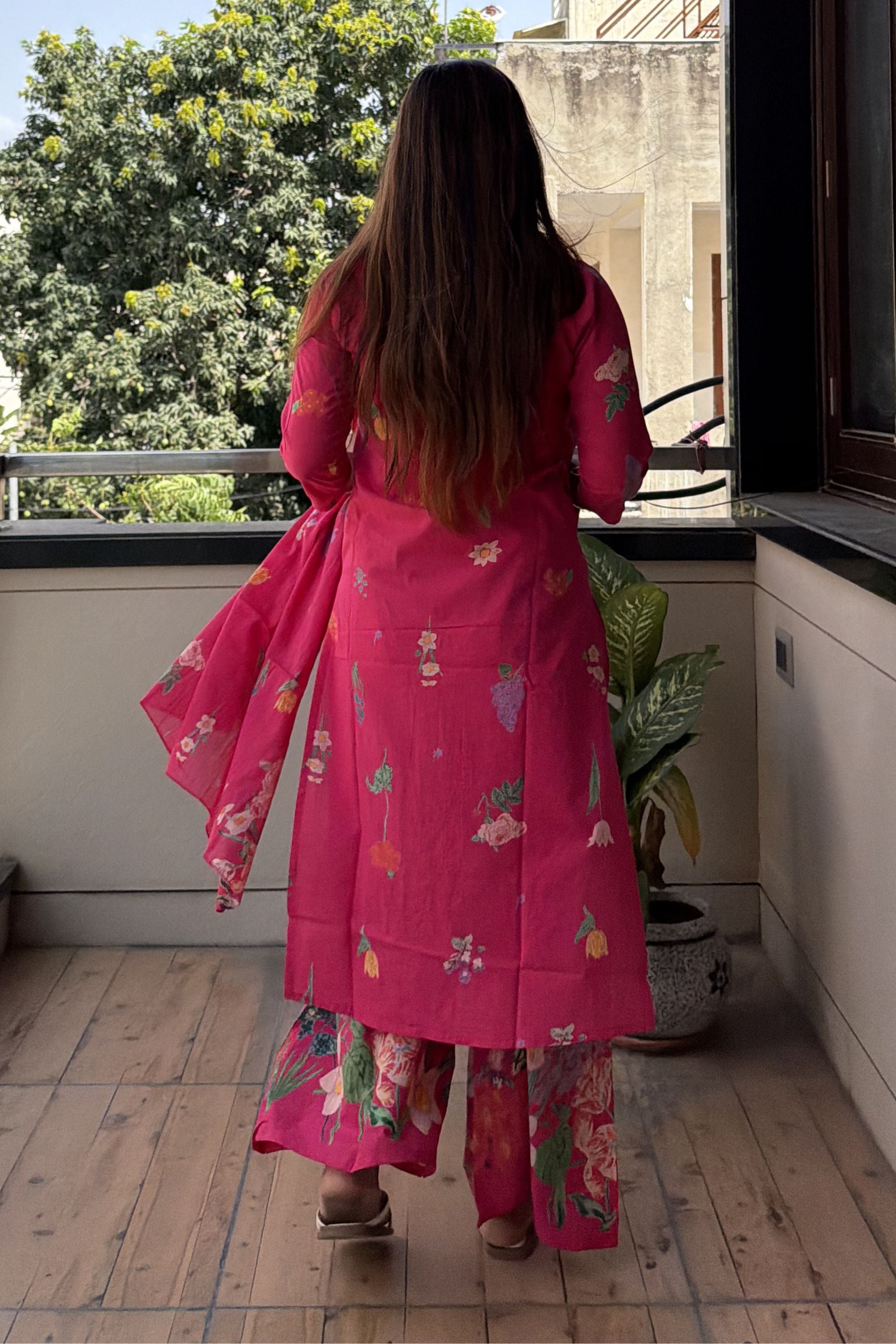 Dupatta Pant Set