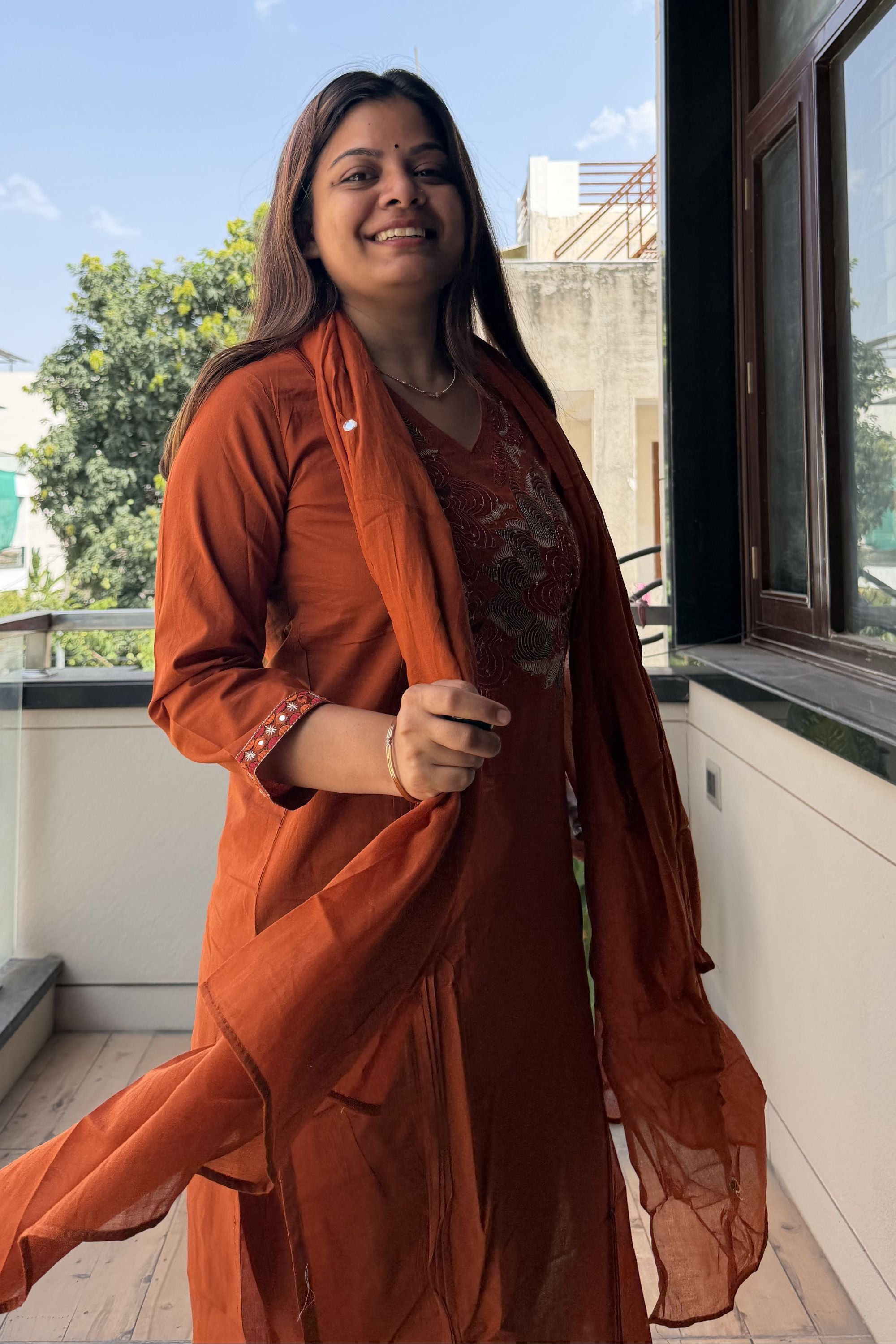 Dupatta Pant Set