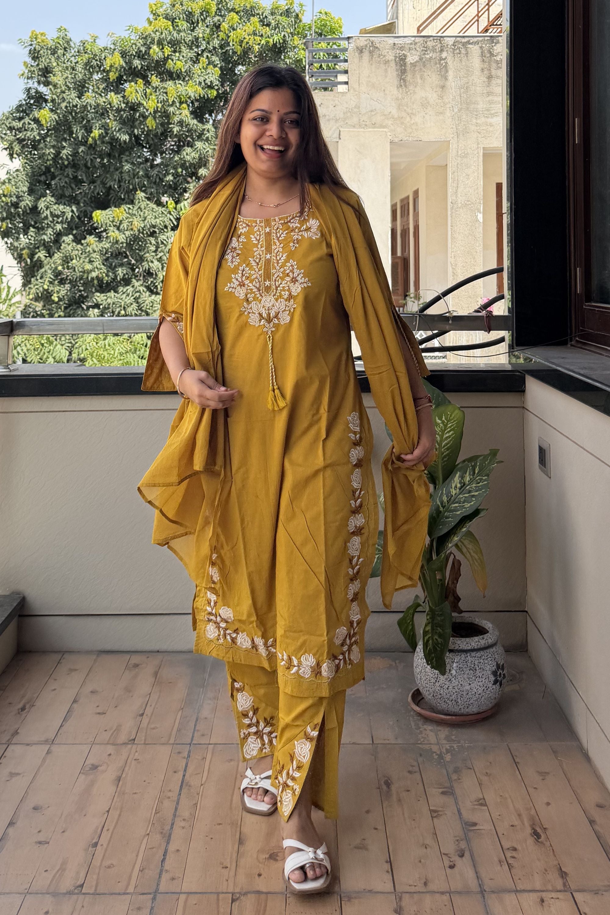 Dupatta Pant Set