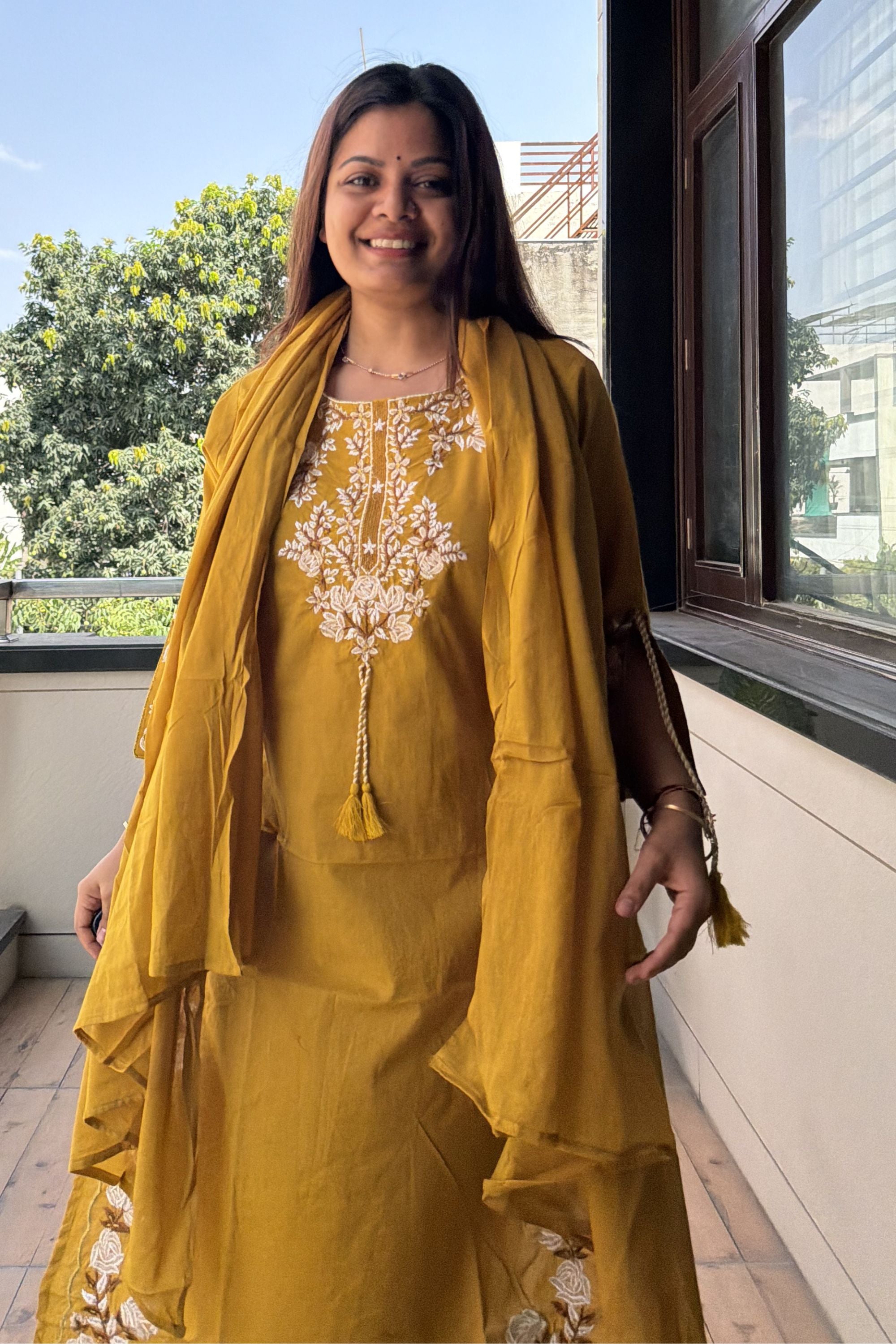 Dupatta Pant Set