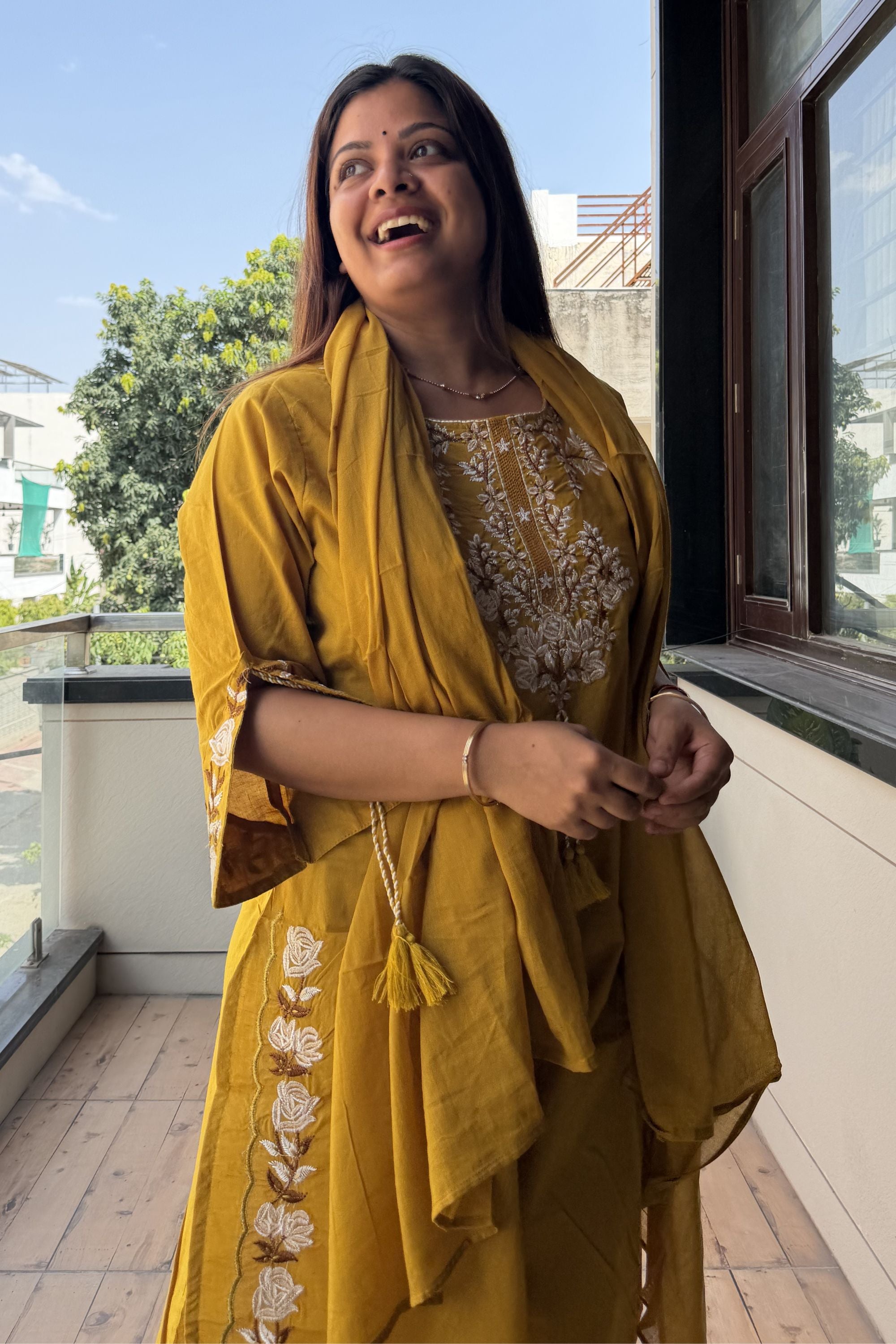 Dupatta Pant Set
