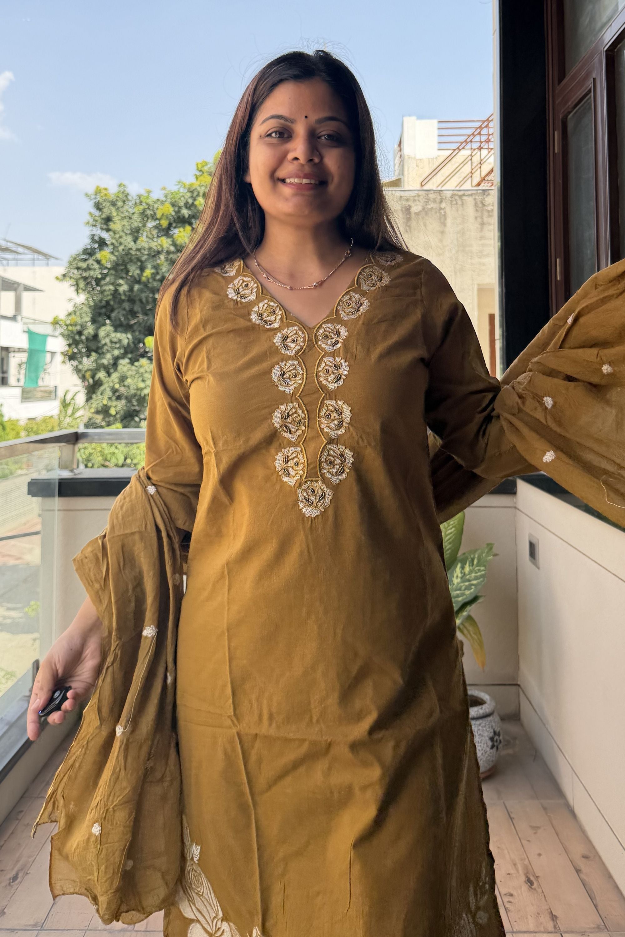 Dupatta Pant Set