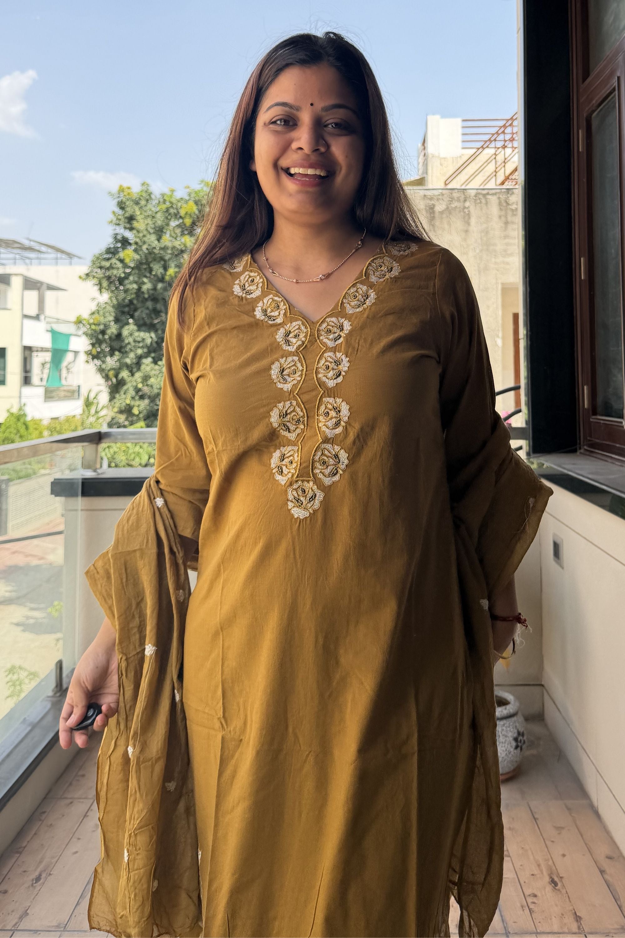 Dupatta Pant Set