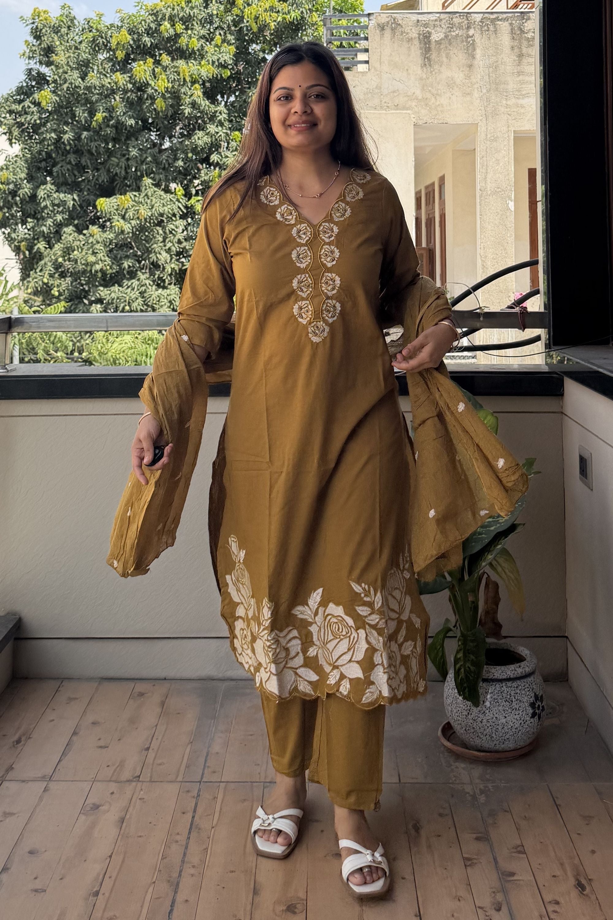 Dupatta Pant Set