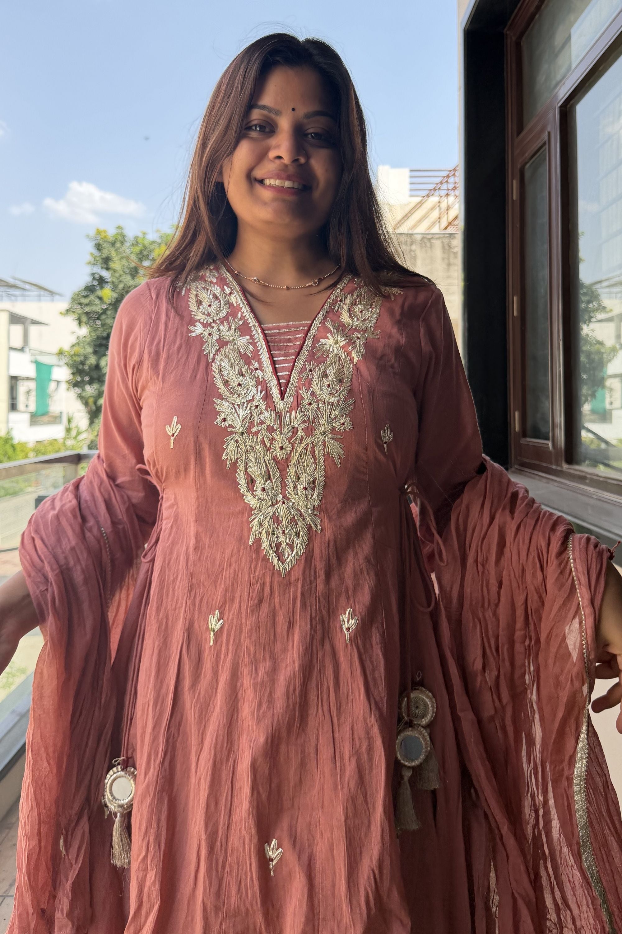 Gotta Patti Anarkali Set