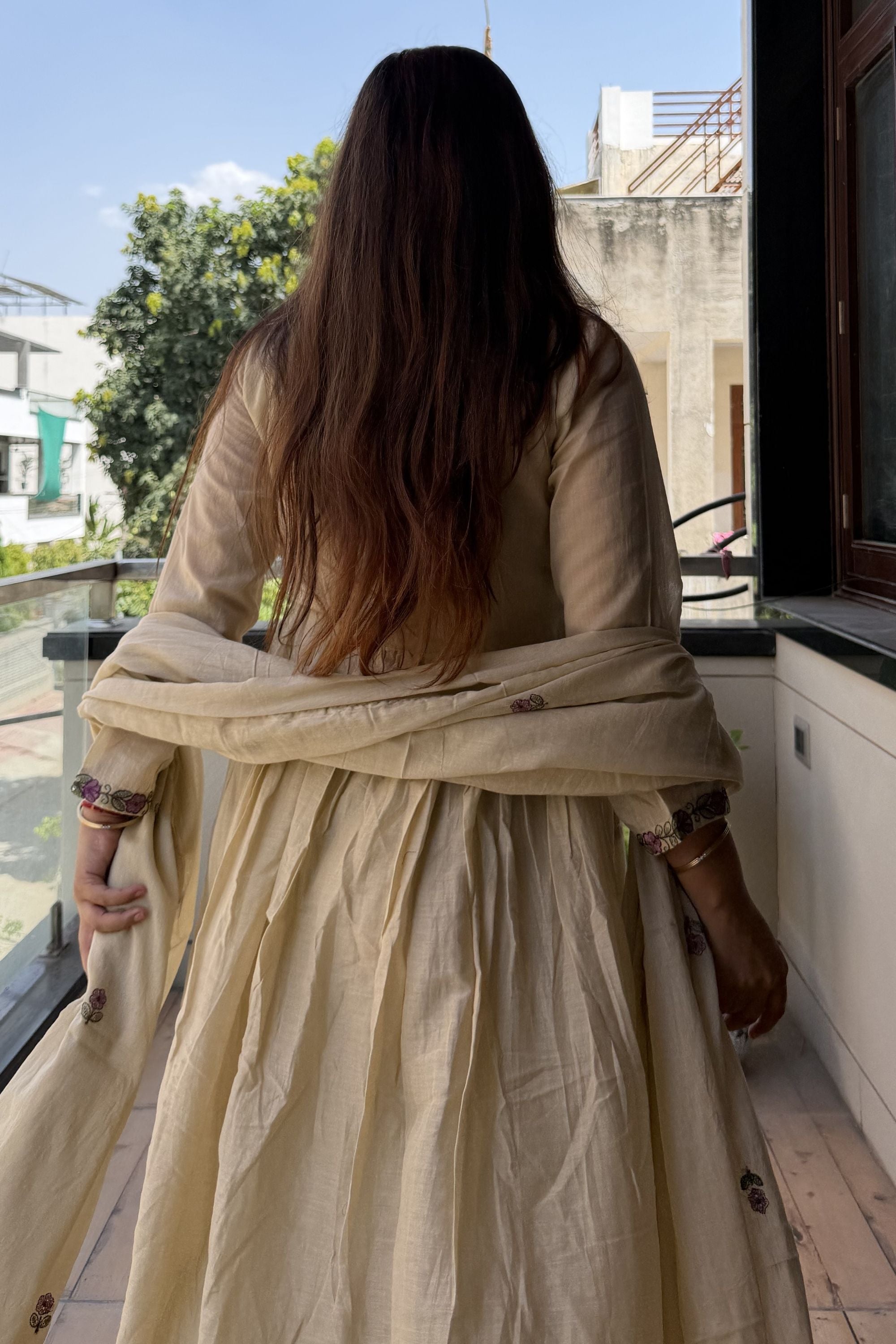Anarkali dupatta Set