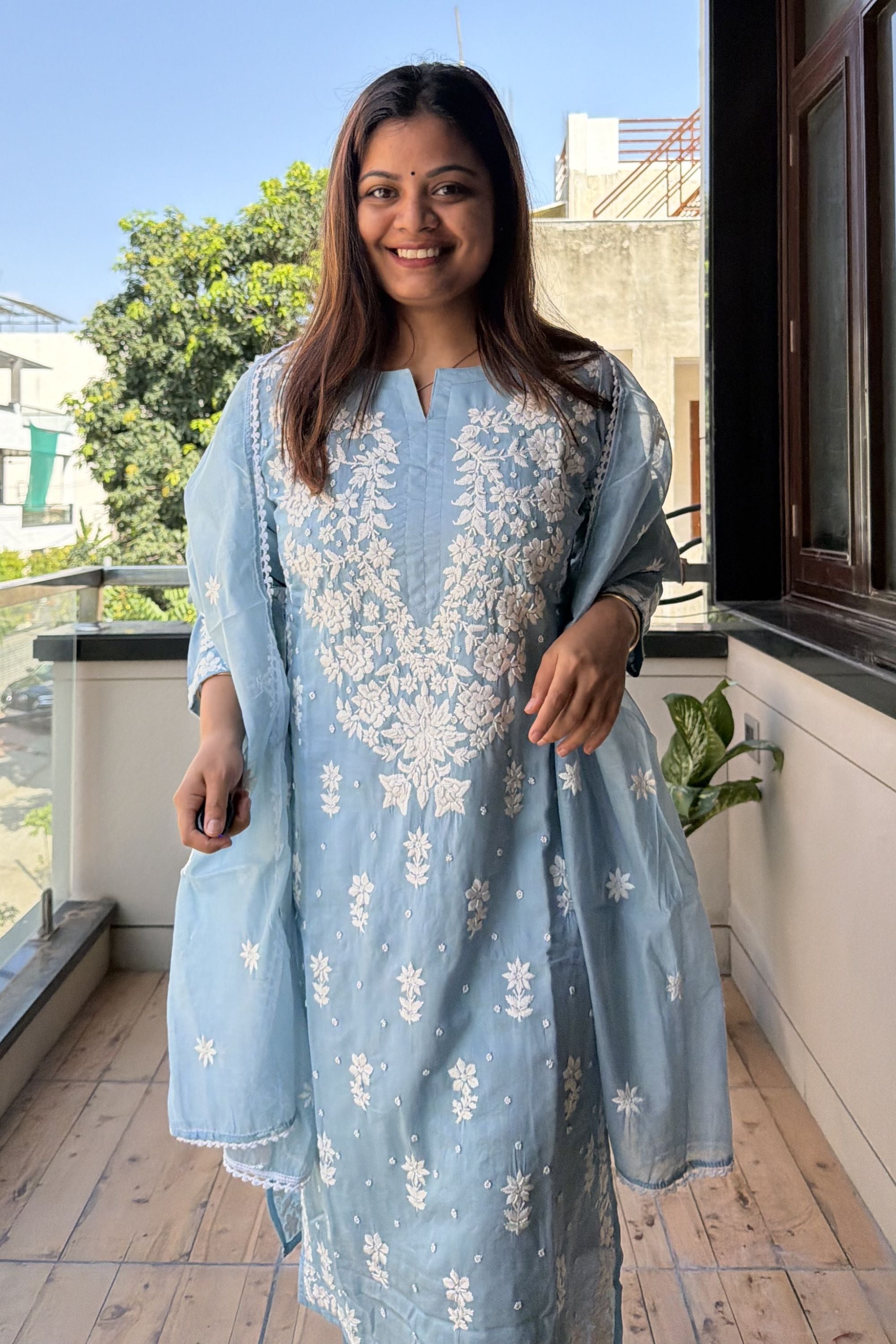 Dupatta Pant Set