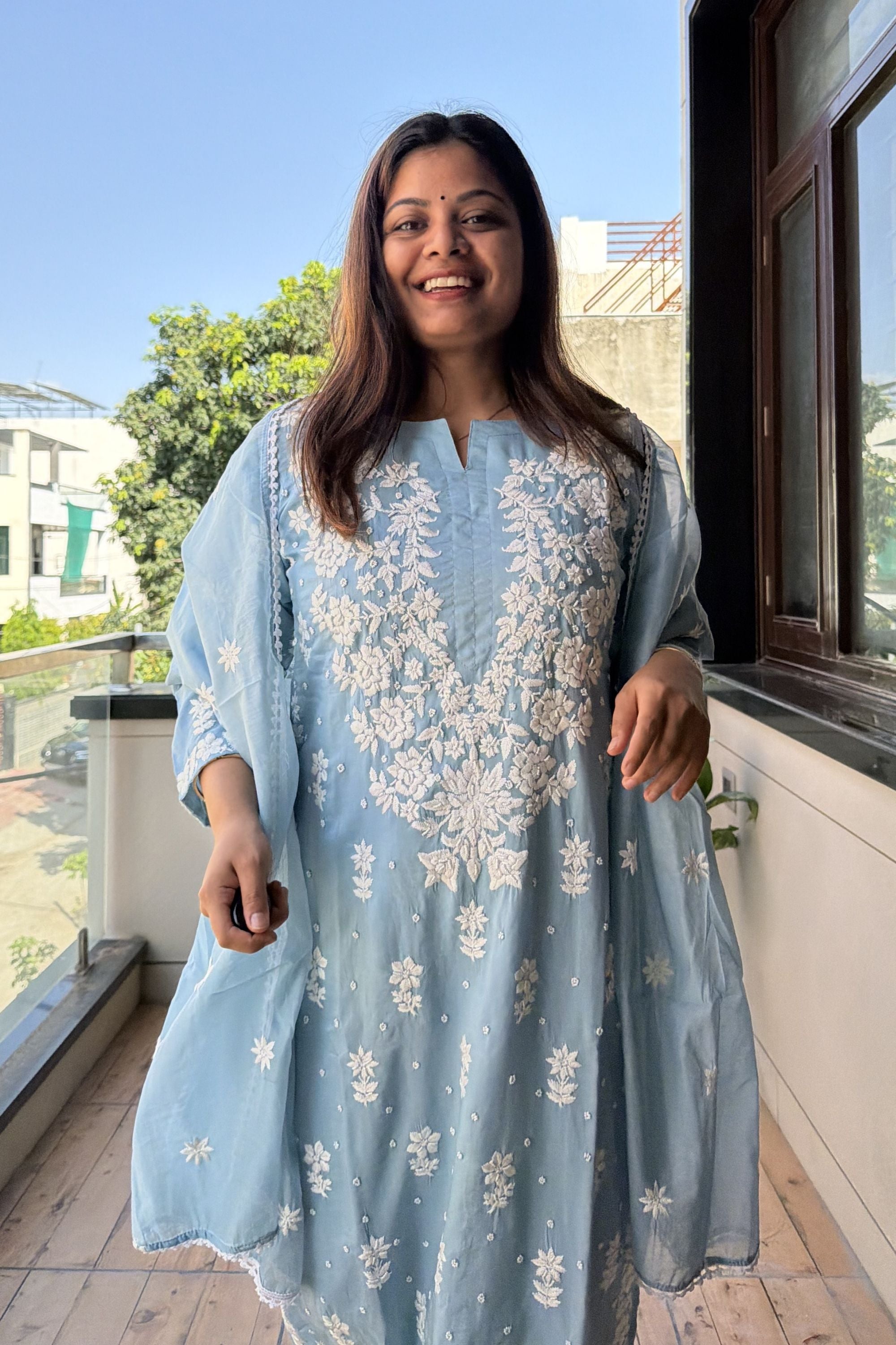 Dupatta Pant Set