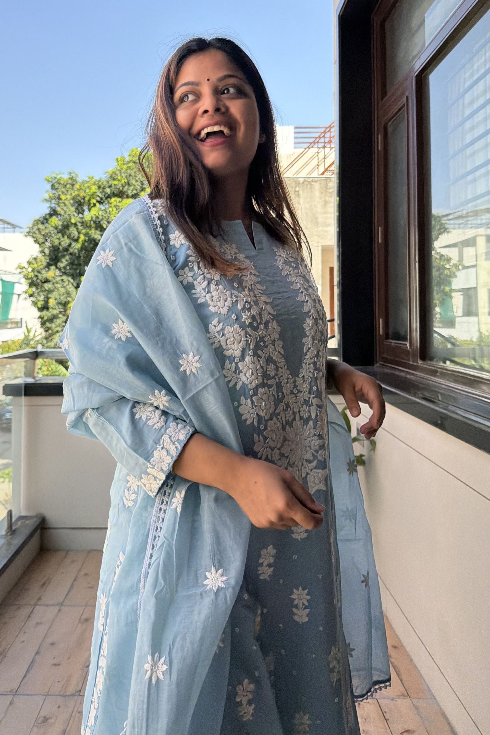 Dupatta Pant Set
