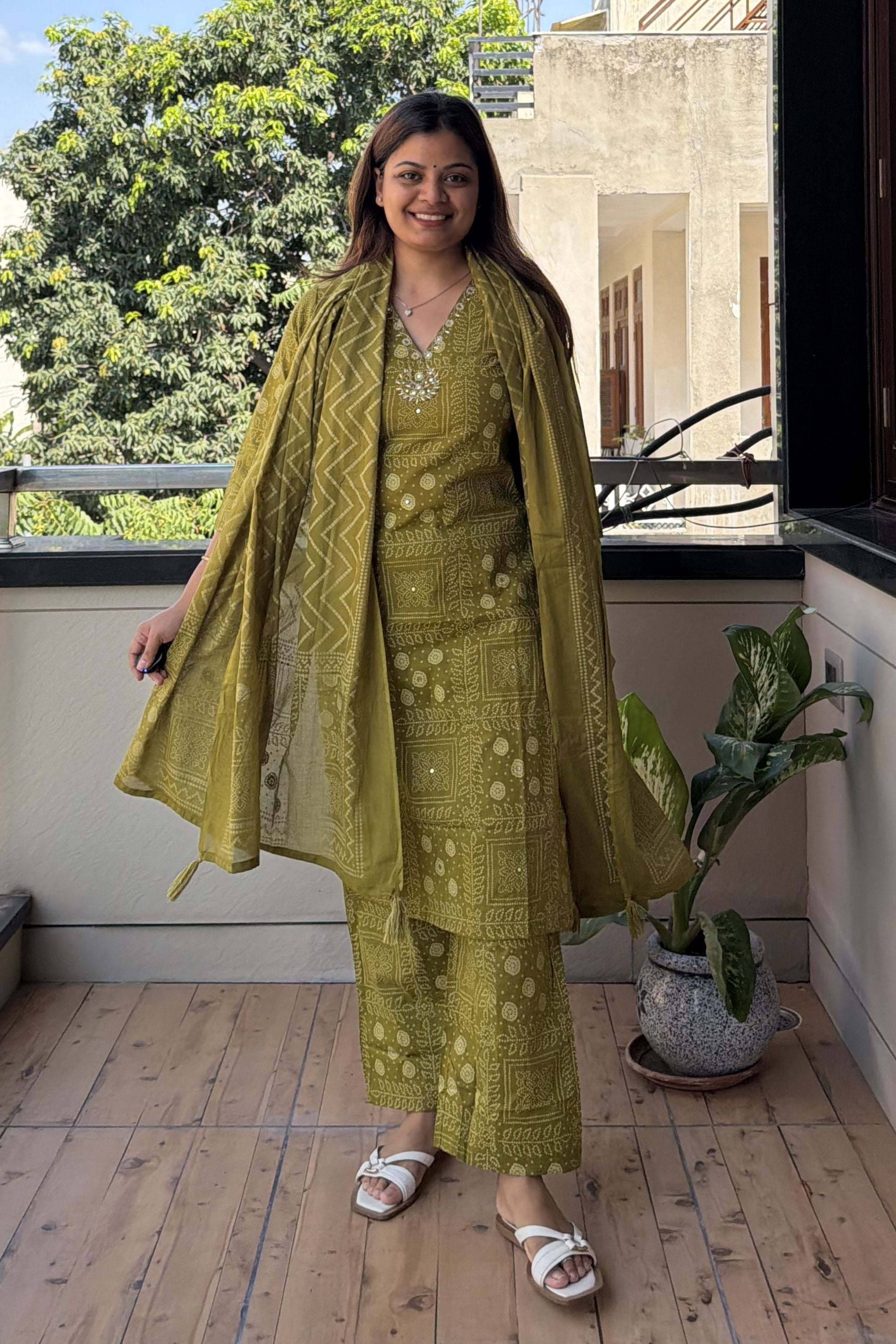 Dupatta Pant Set