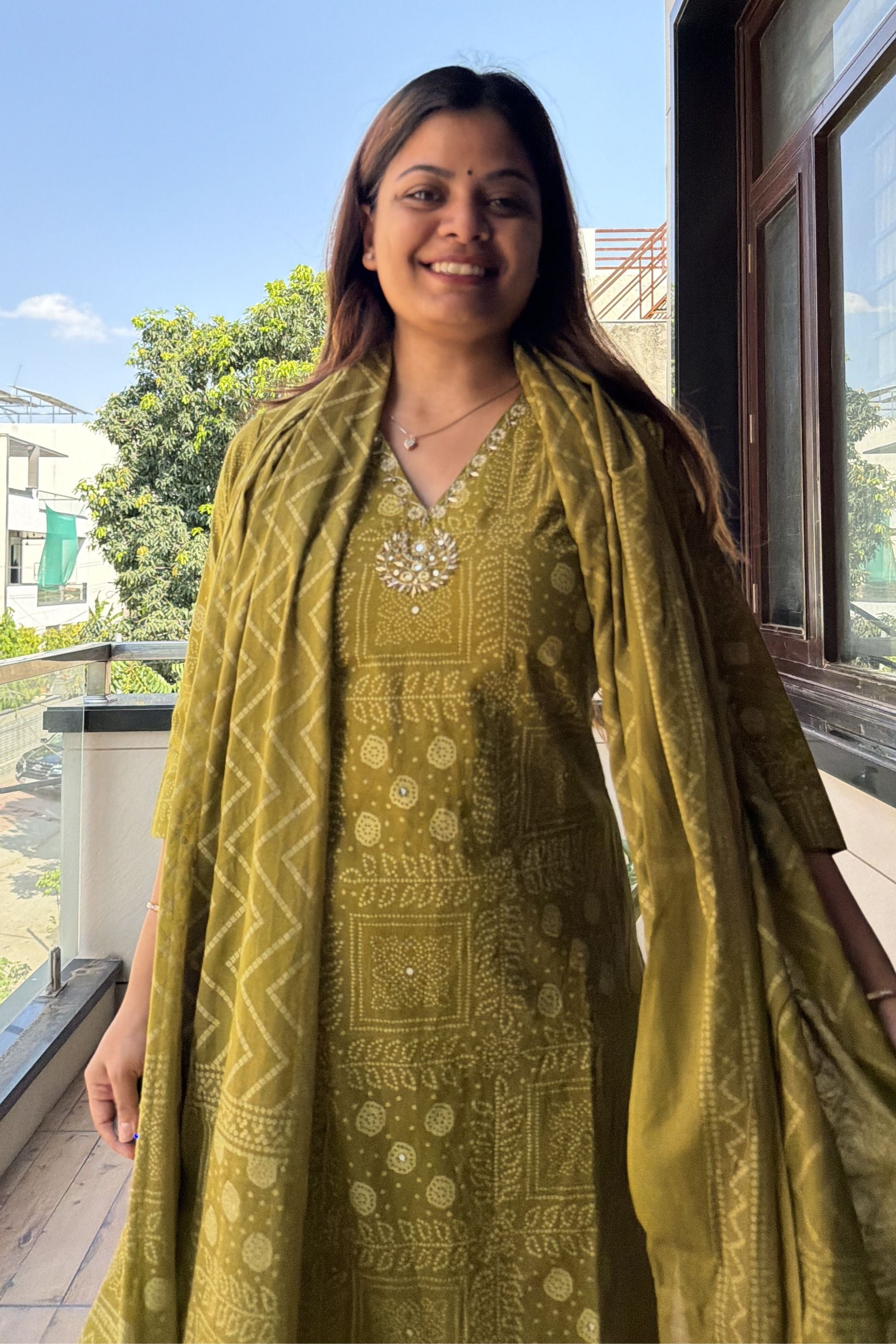 Dupatta Pant Set