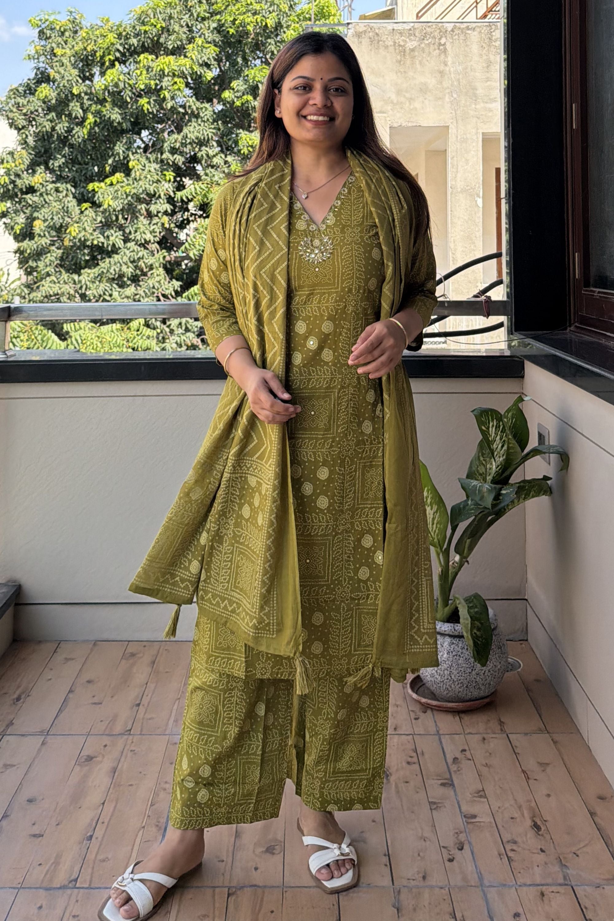 Dupatta Pant Set
