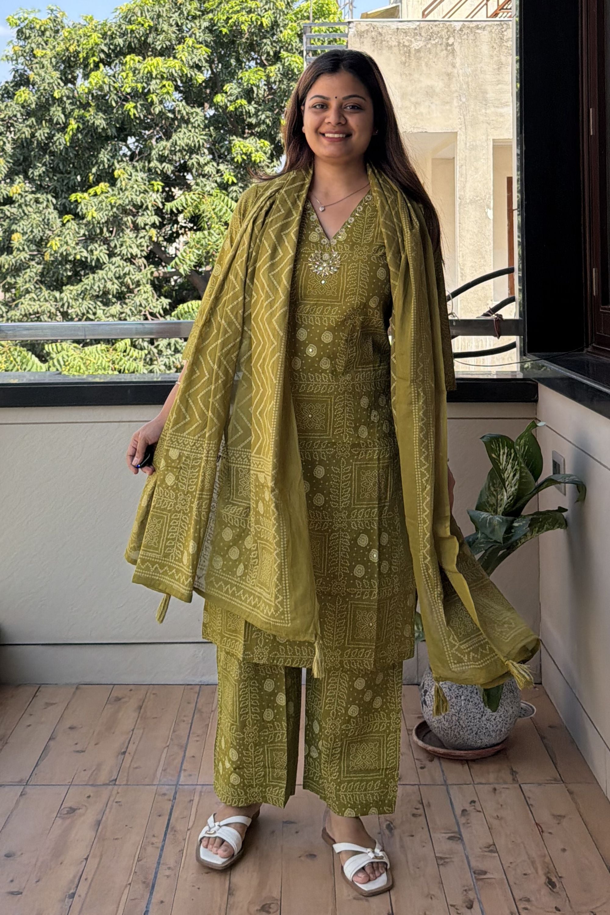 Dupatta Pant Set