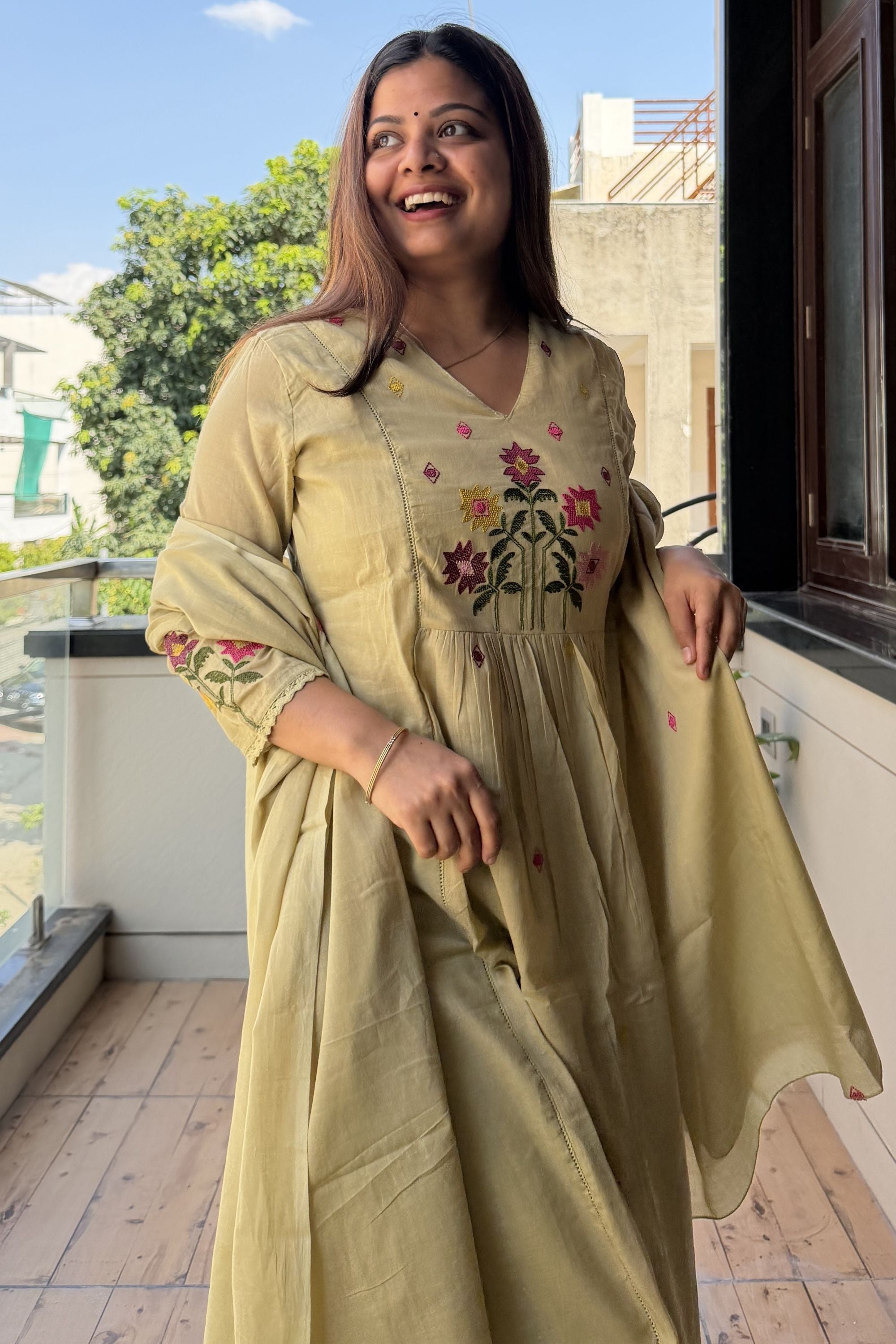 Dupatta Pant Set