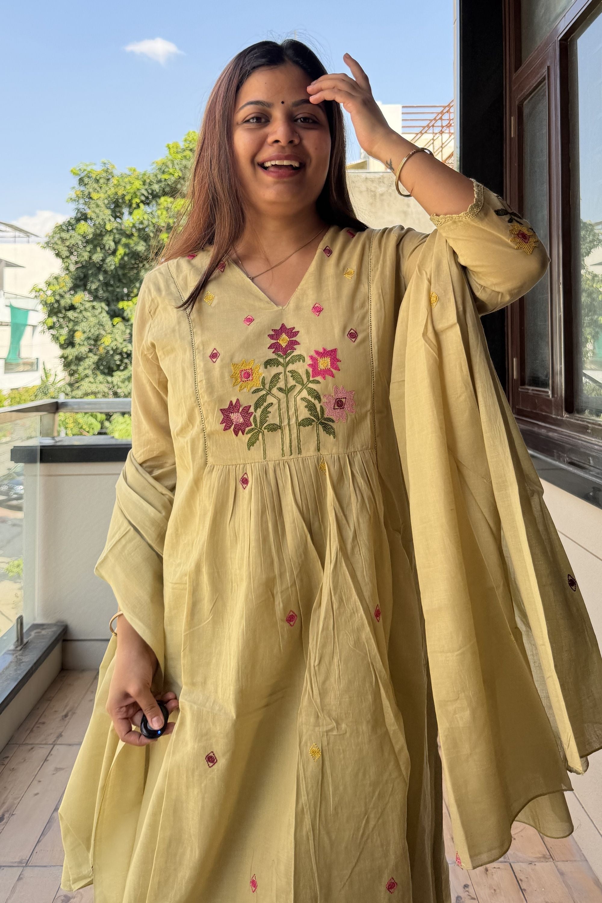 Dupatta Pant Set