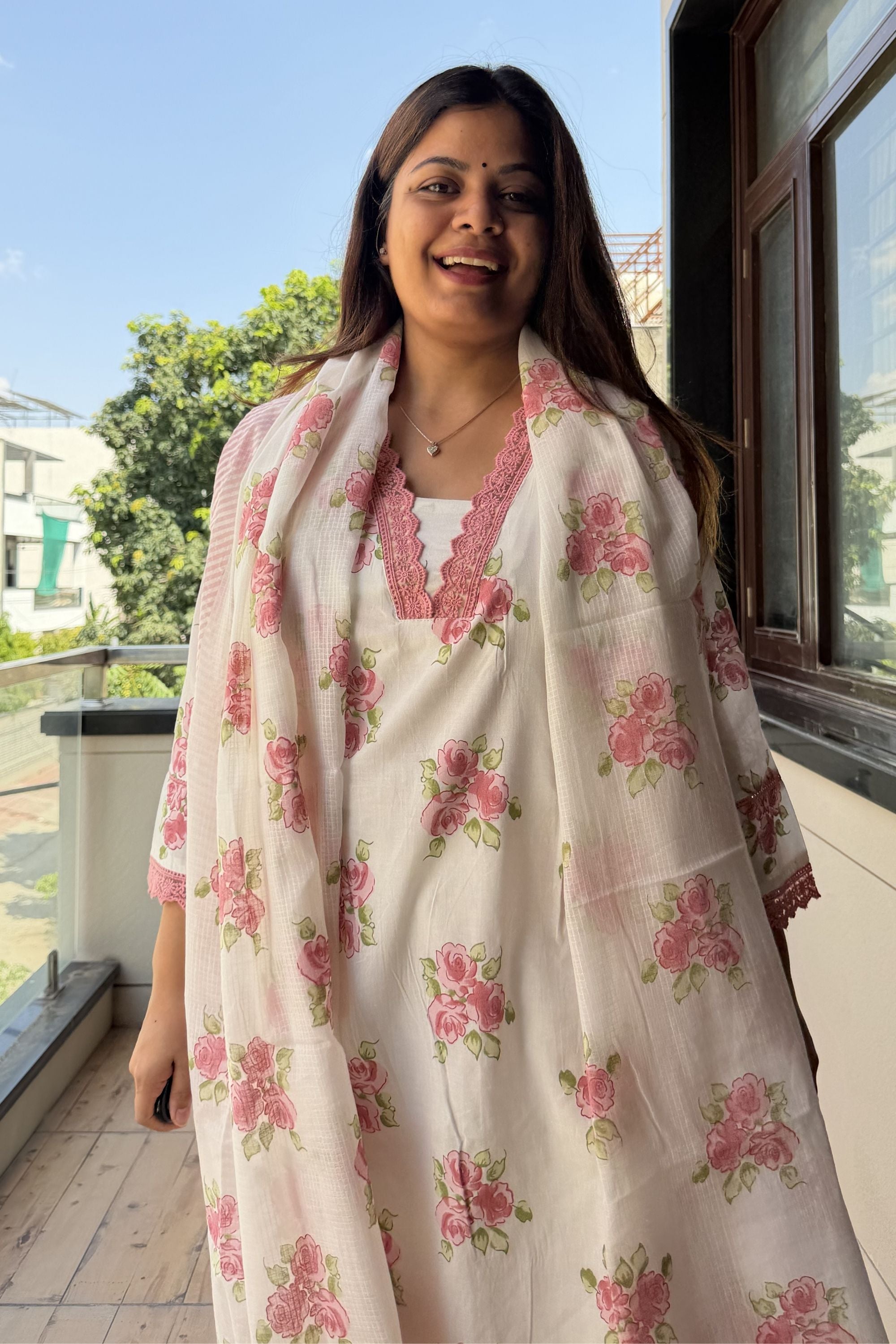 Dupatta Pant Set