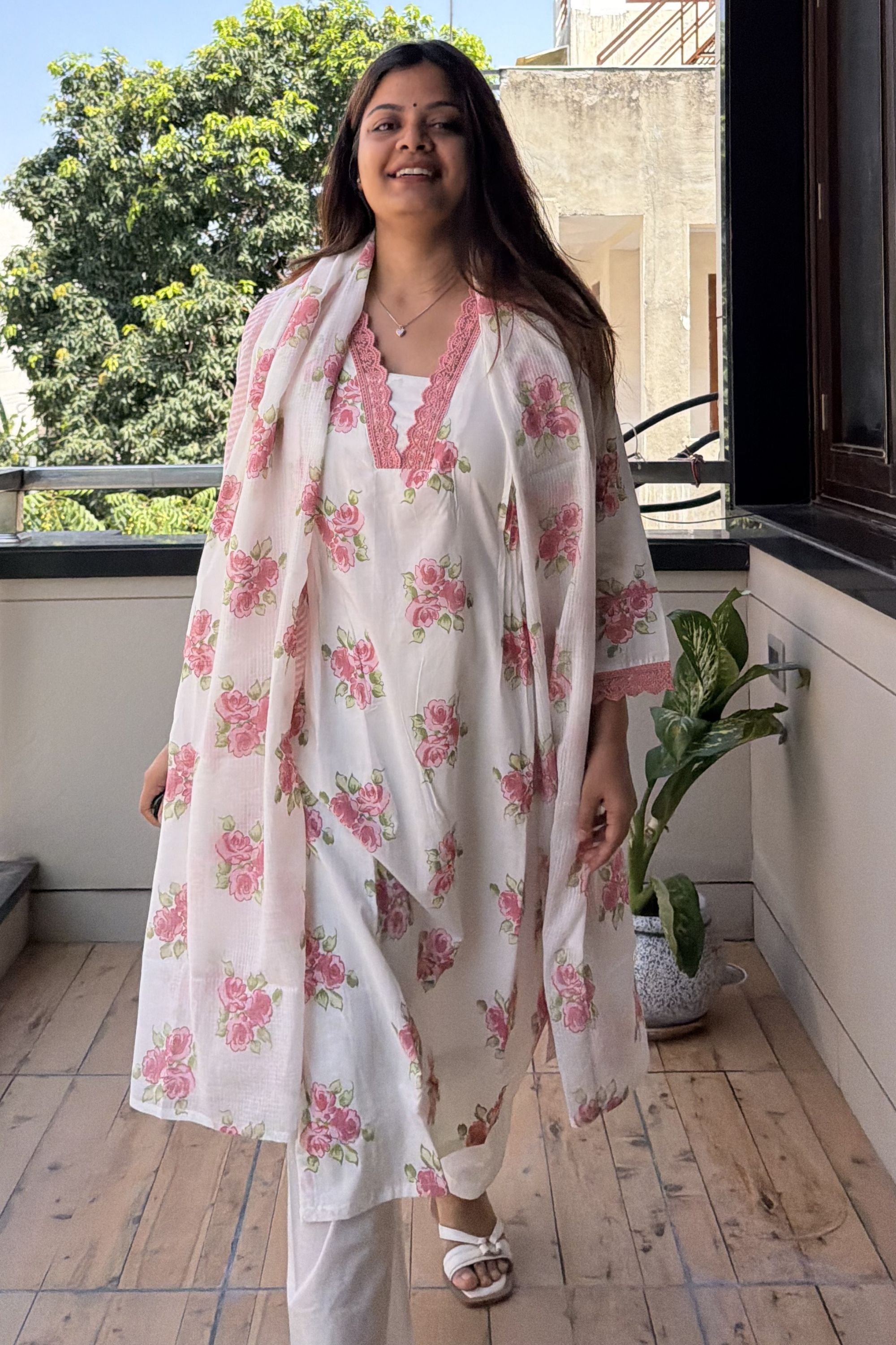 Dupatta Pant Set
