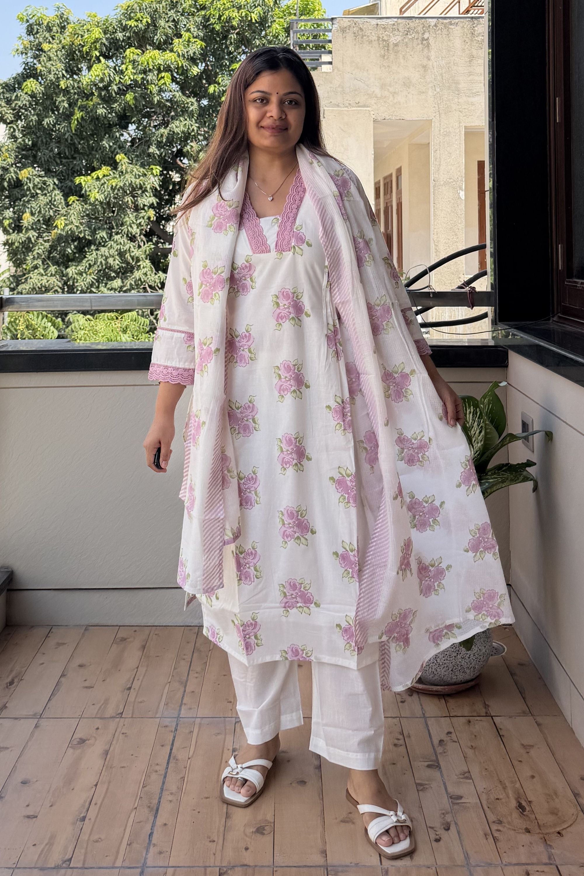 Dupatta Pant Set