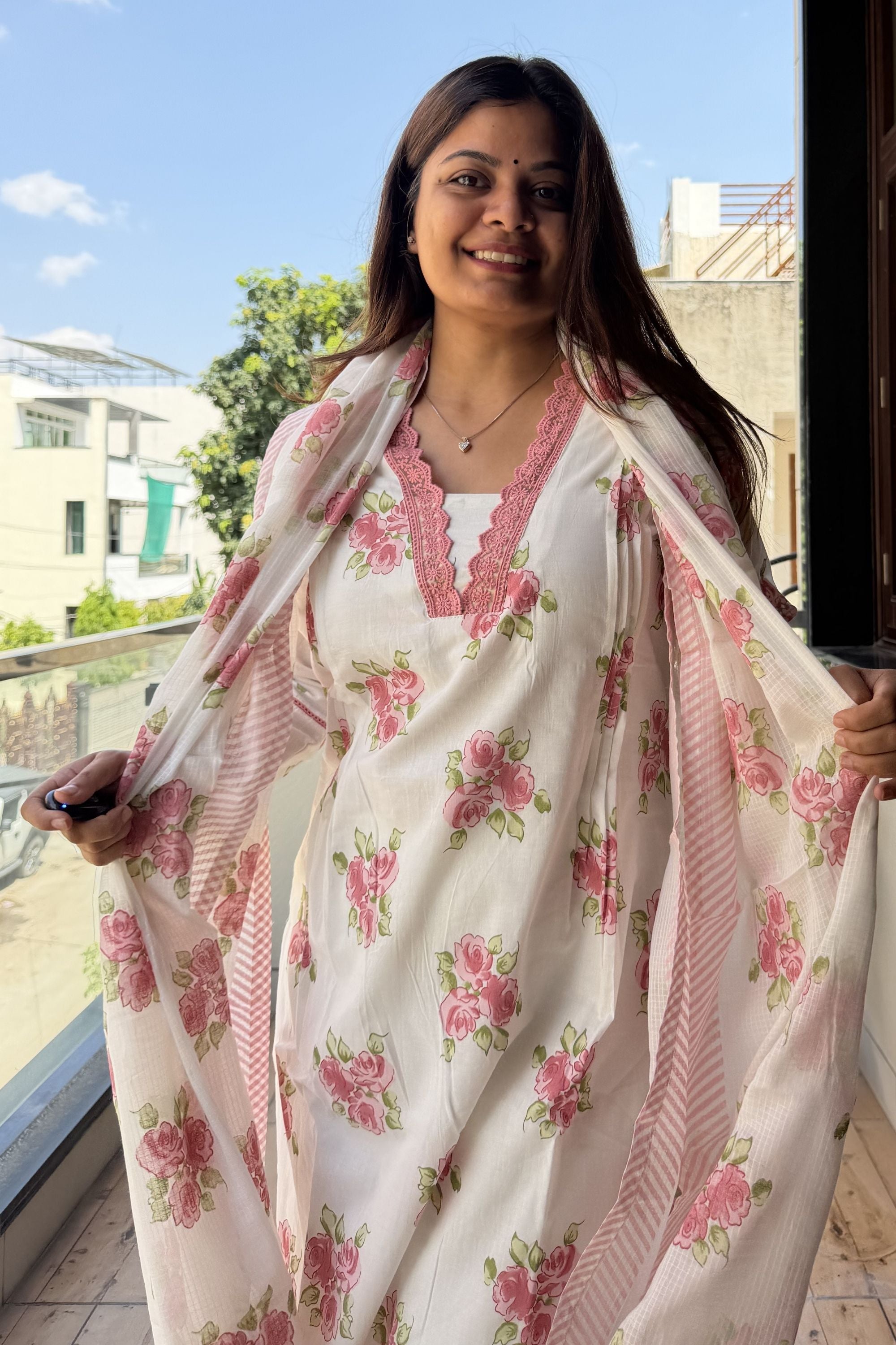 Dupatta Pant Set