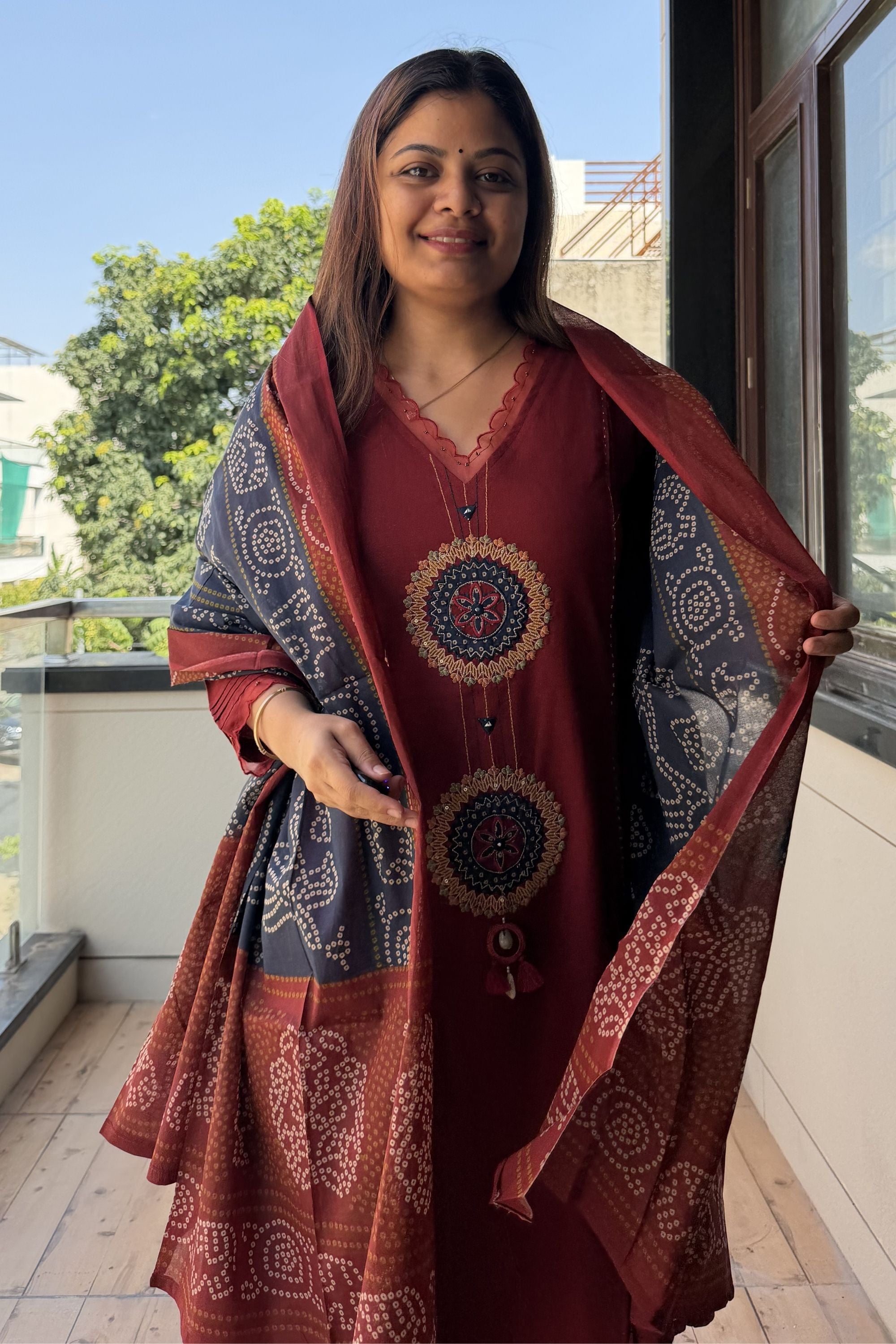 Dupatta Pant Set