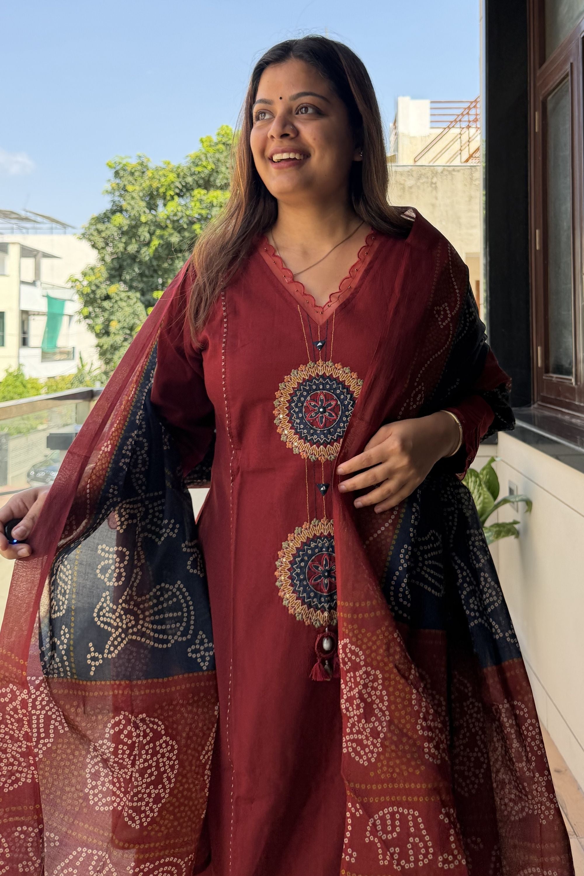 Dupatta Pant Set