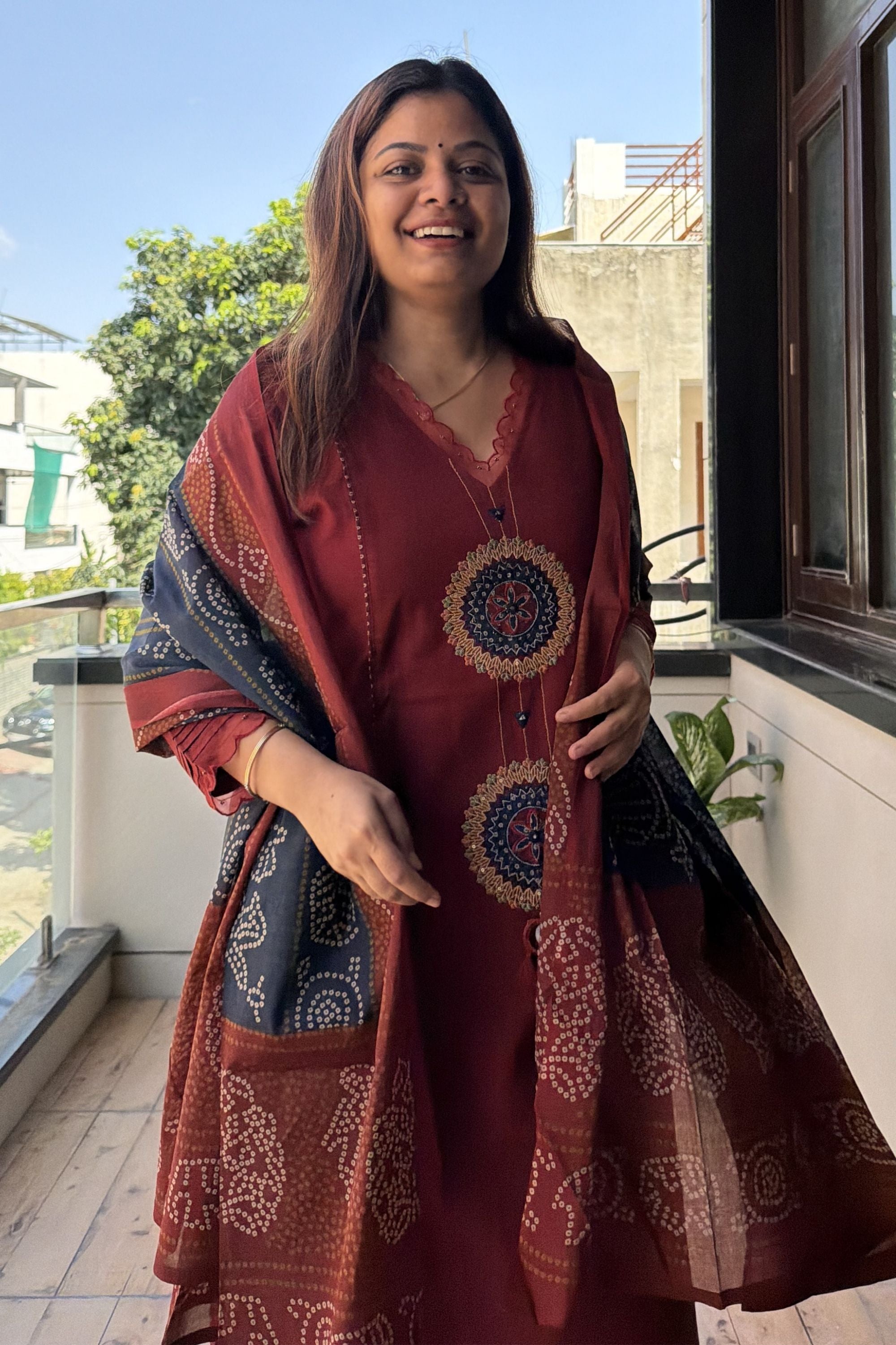 Dupatta Pant Set