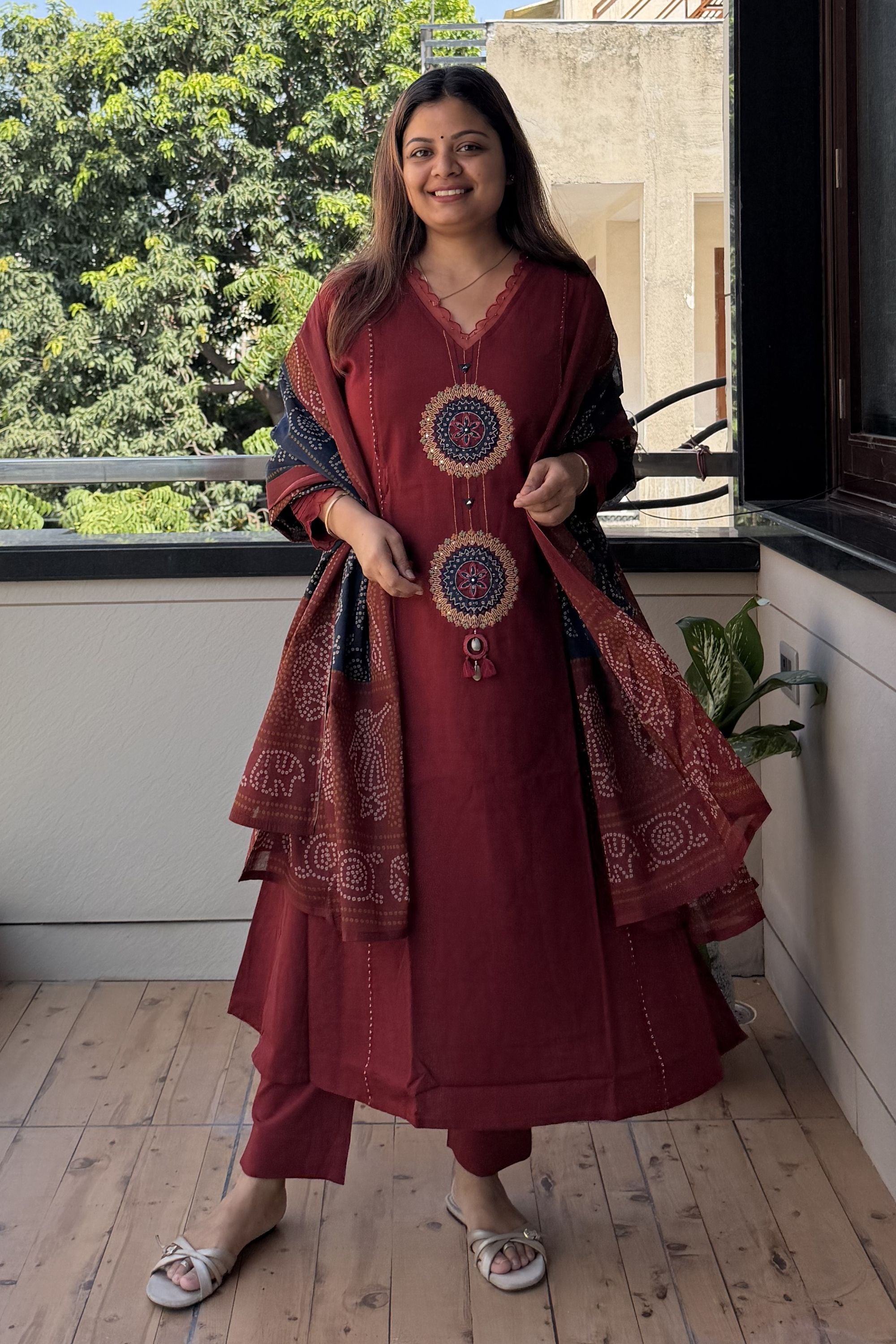 Dupatta Pant Set