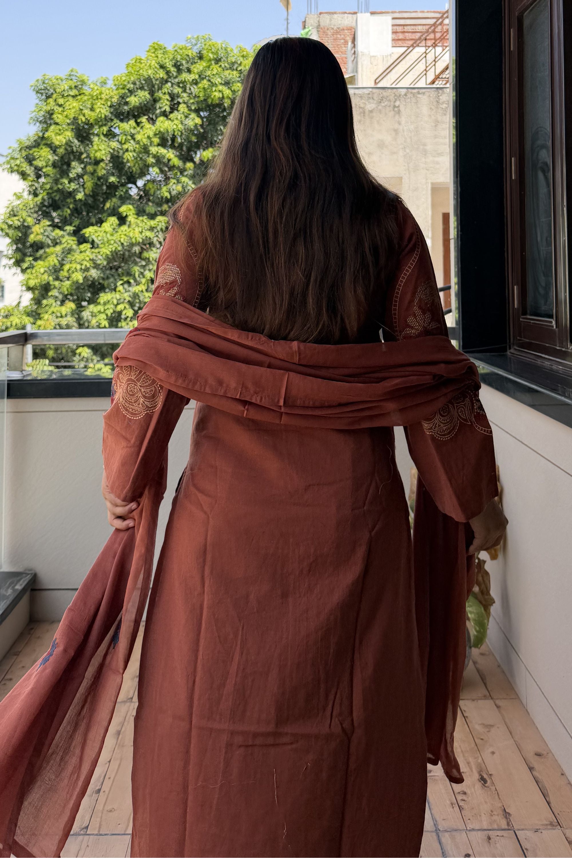 Dupatta Pant Set