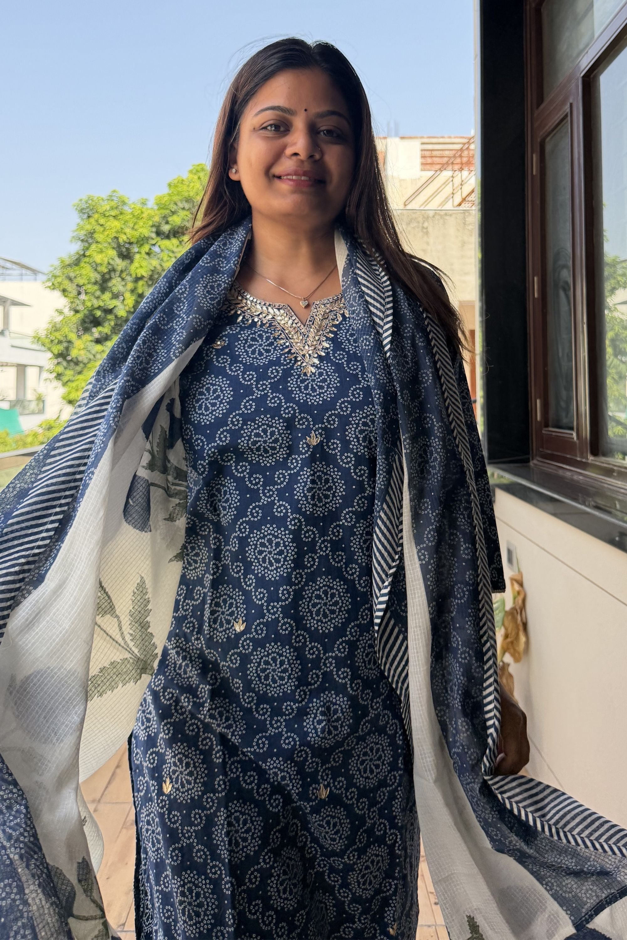 Dupatta Pant Set