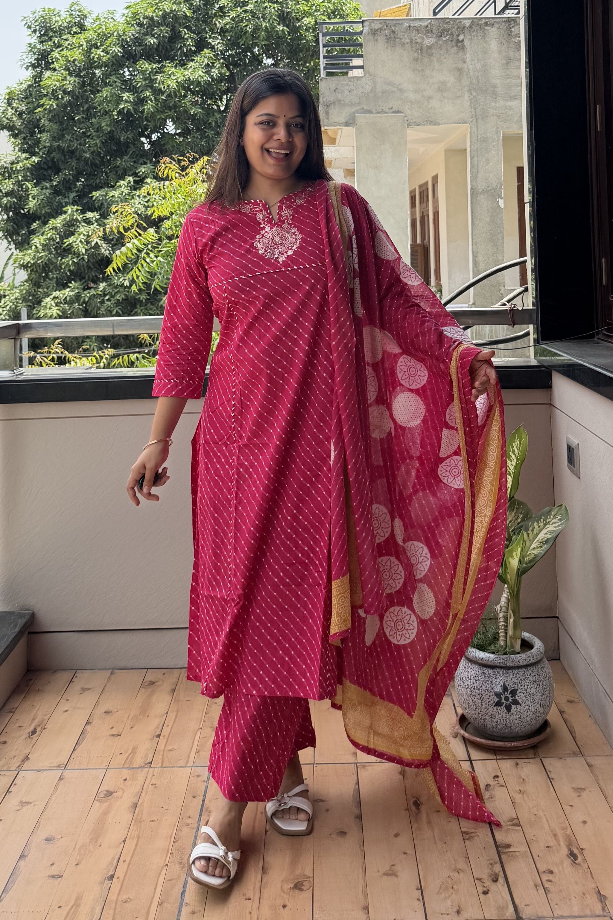 Dupatta Pant Set
