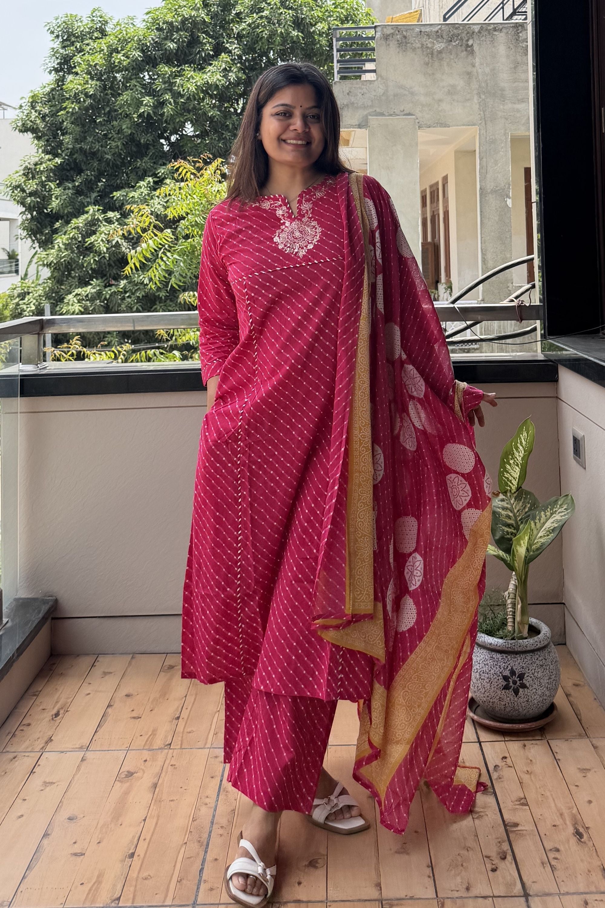 Dupatta Pant Set