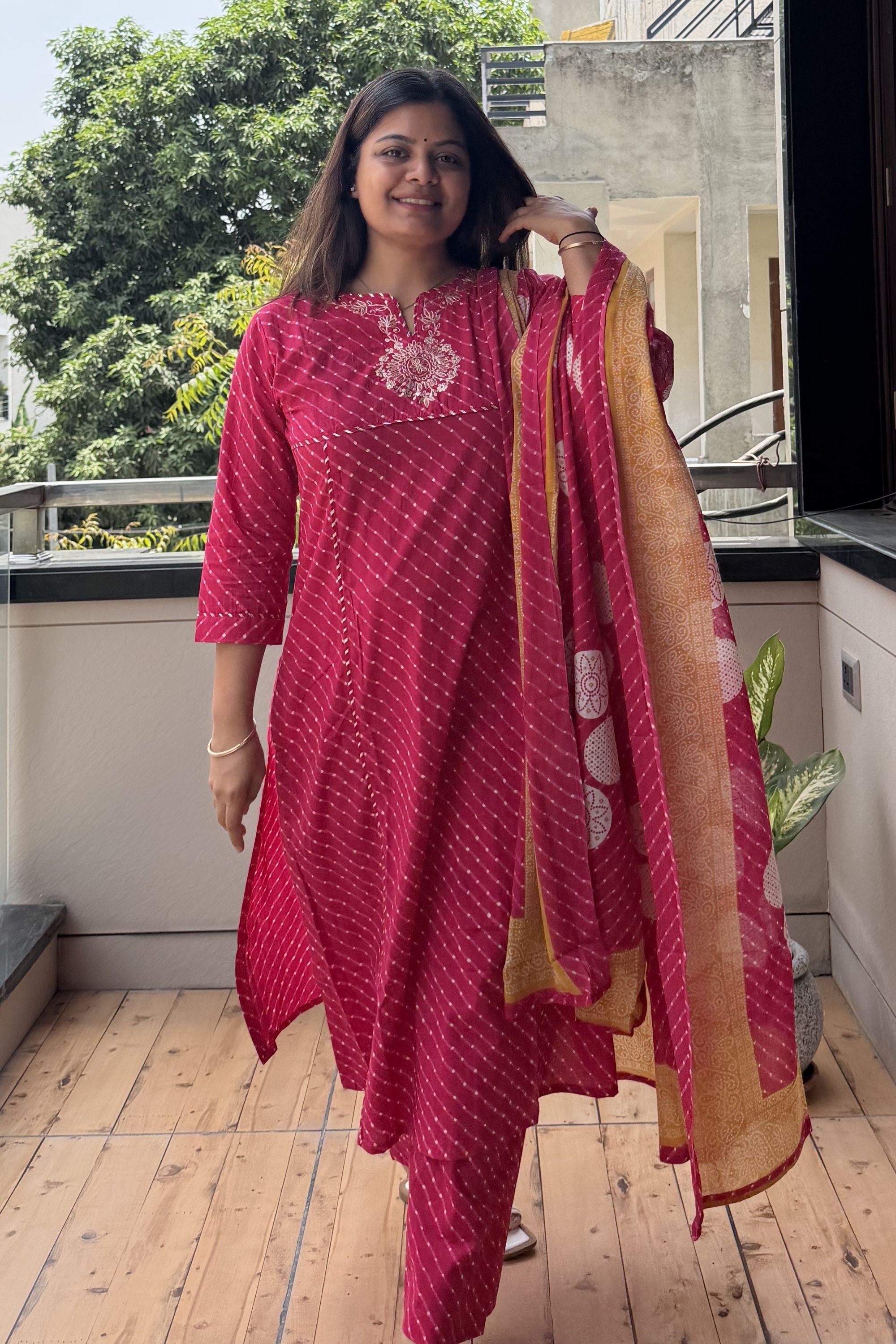 Dupatta Pant Set