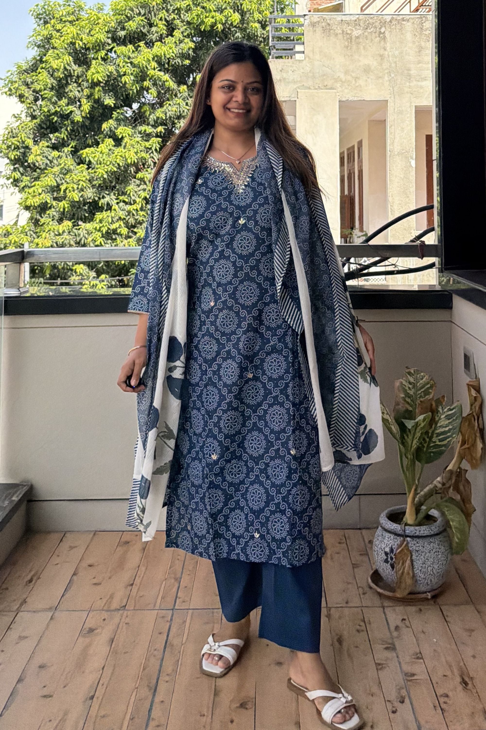 Dupatta Pant Set