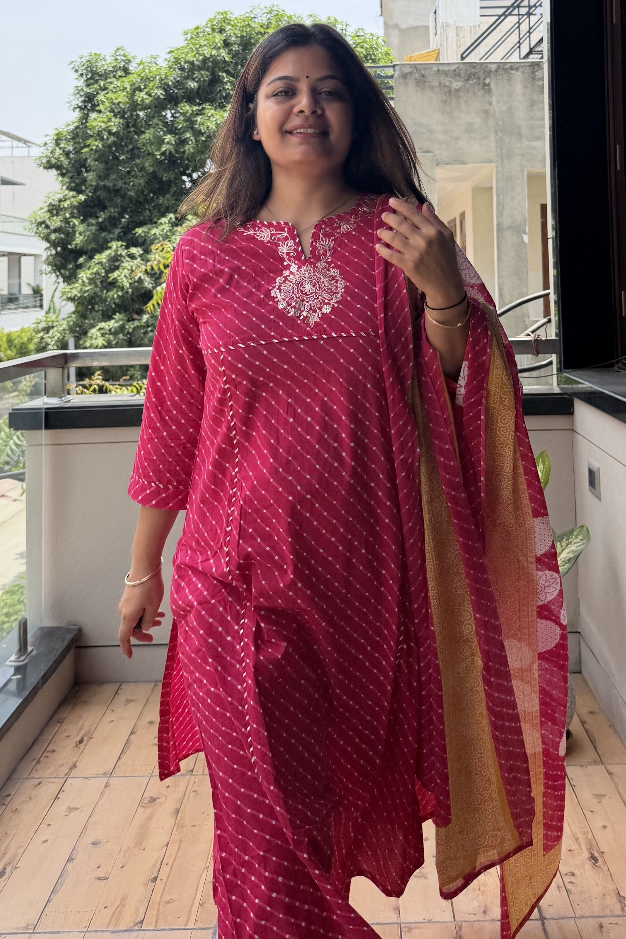 Dupatta Pant Set