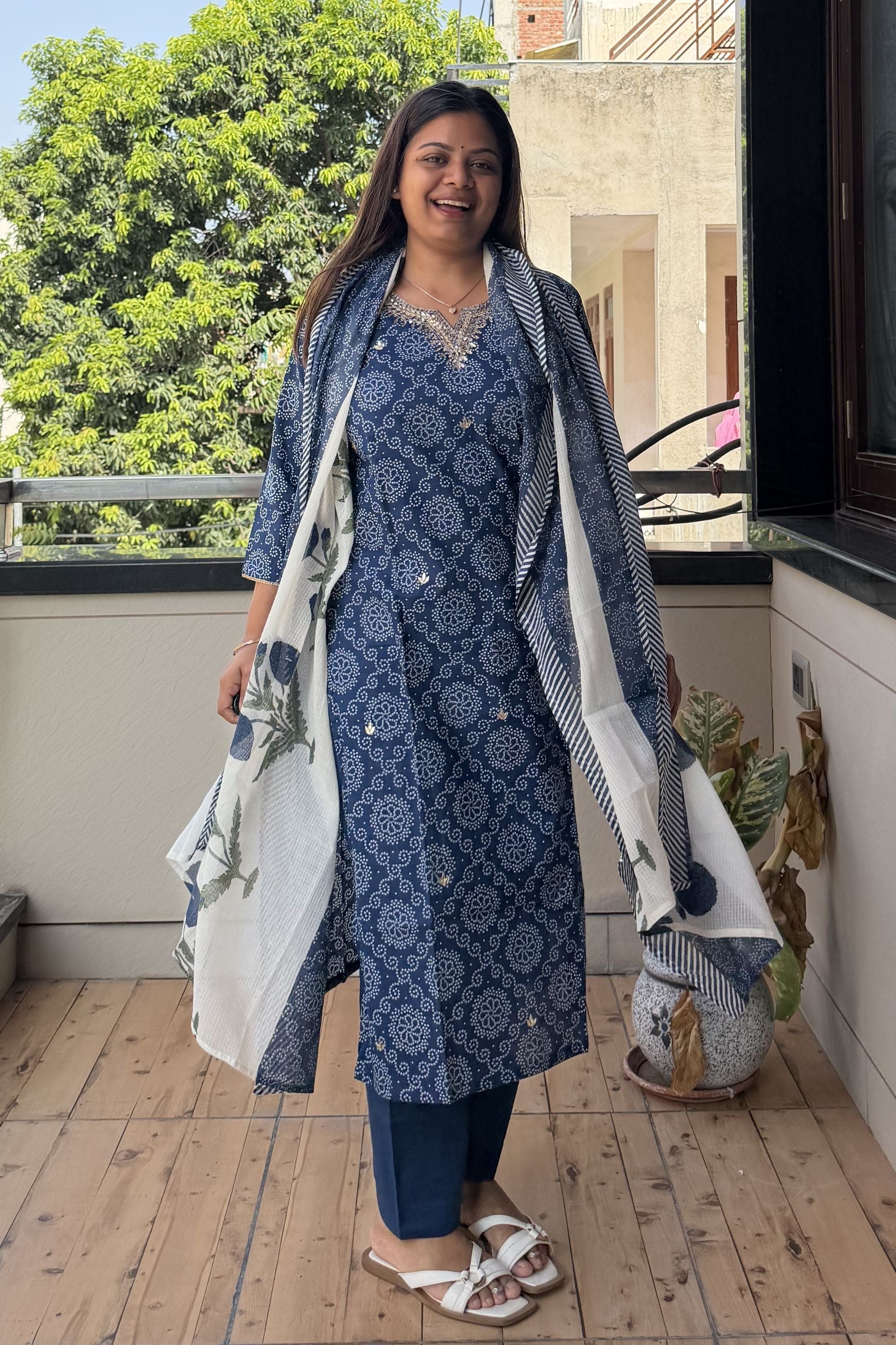 Dupatta Pant Set