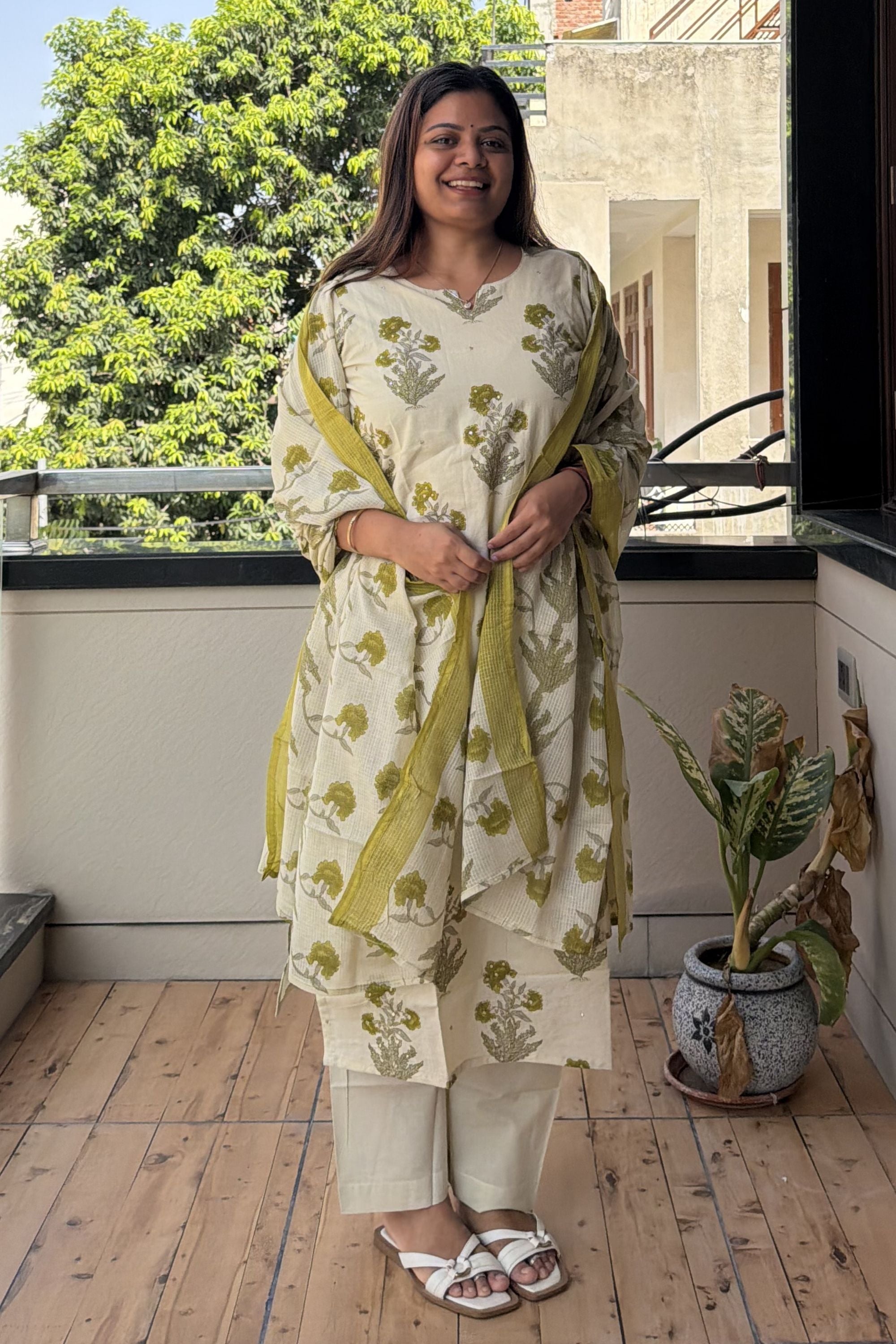Dupatta Pant Set