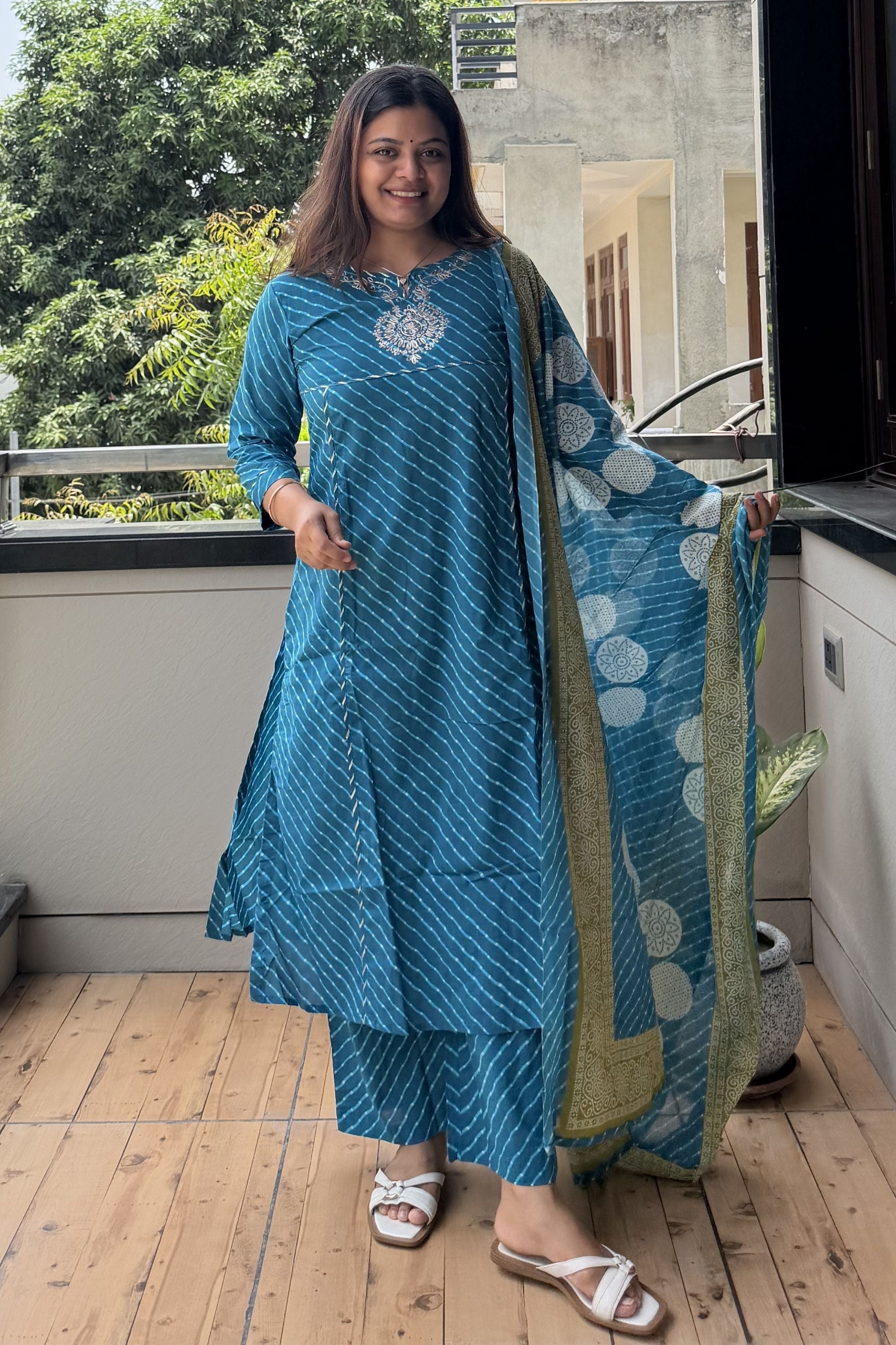 Dupatta Pant Set